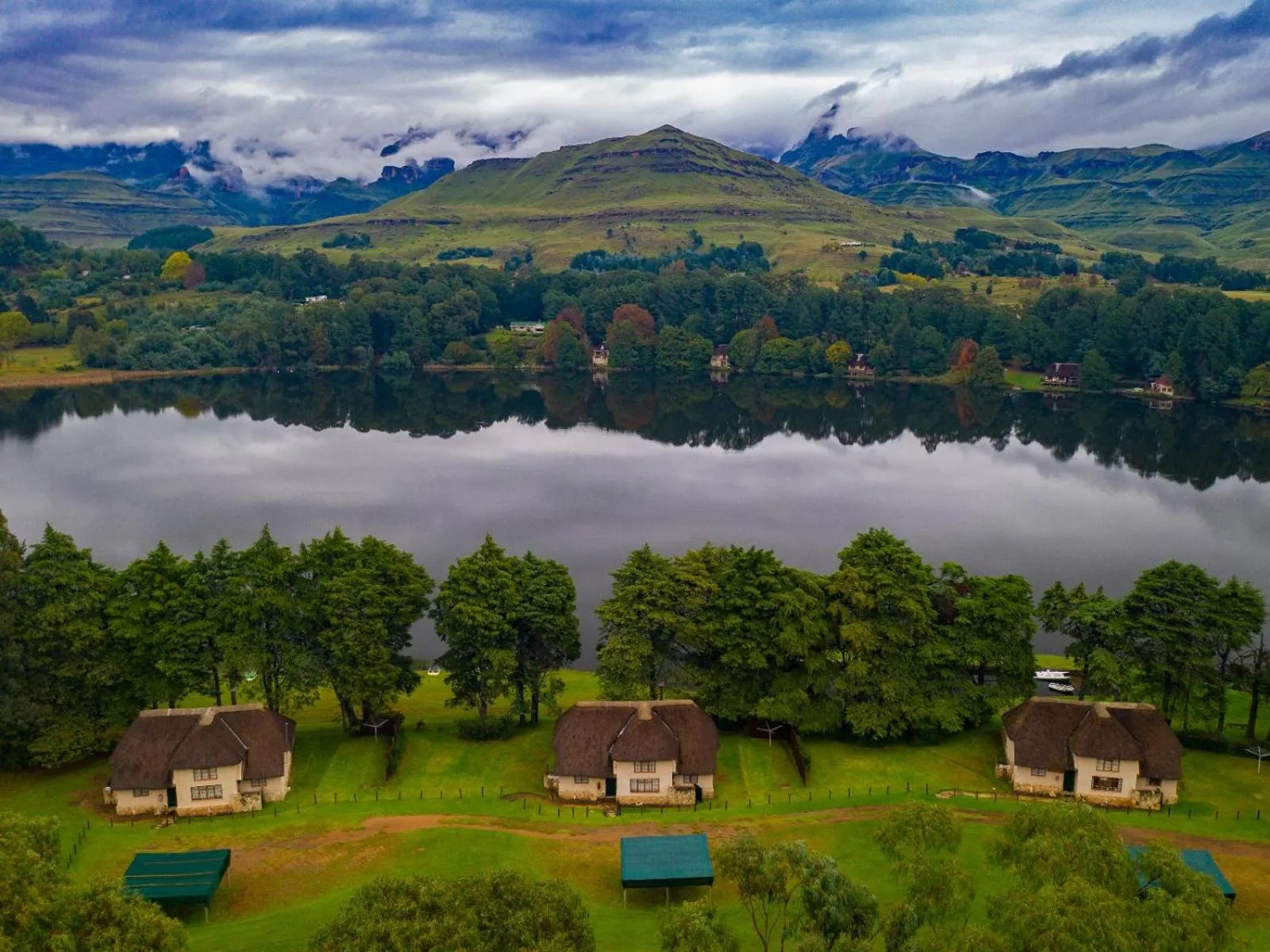 Natural landscape in Lake Naverone Holiday Cottages