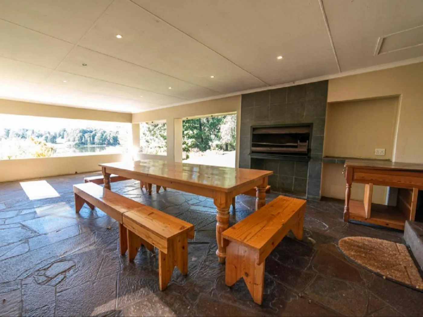 Balcony/Terrace in Lake Naverone Holiday Cottages