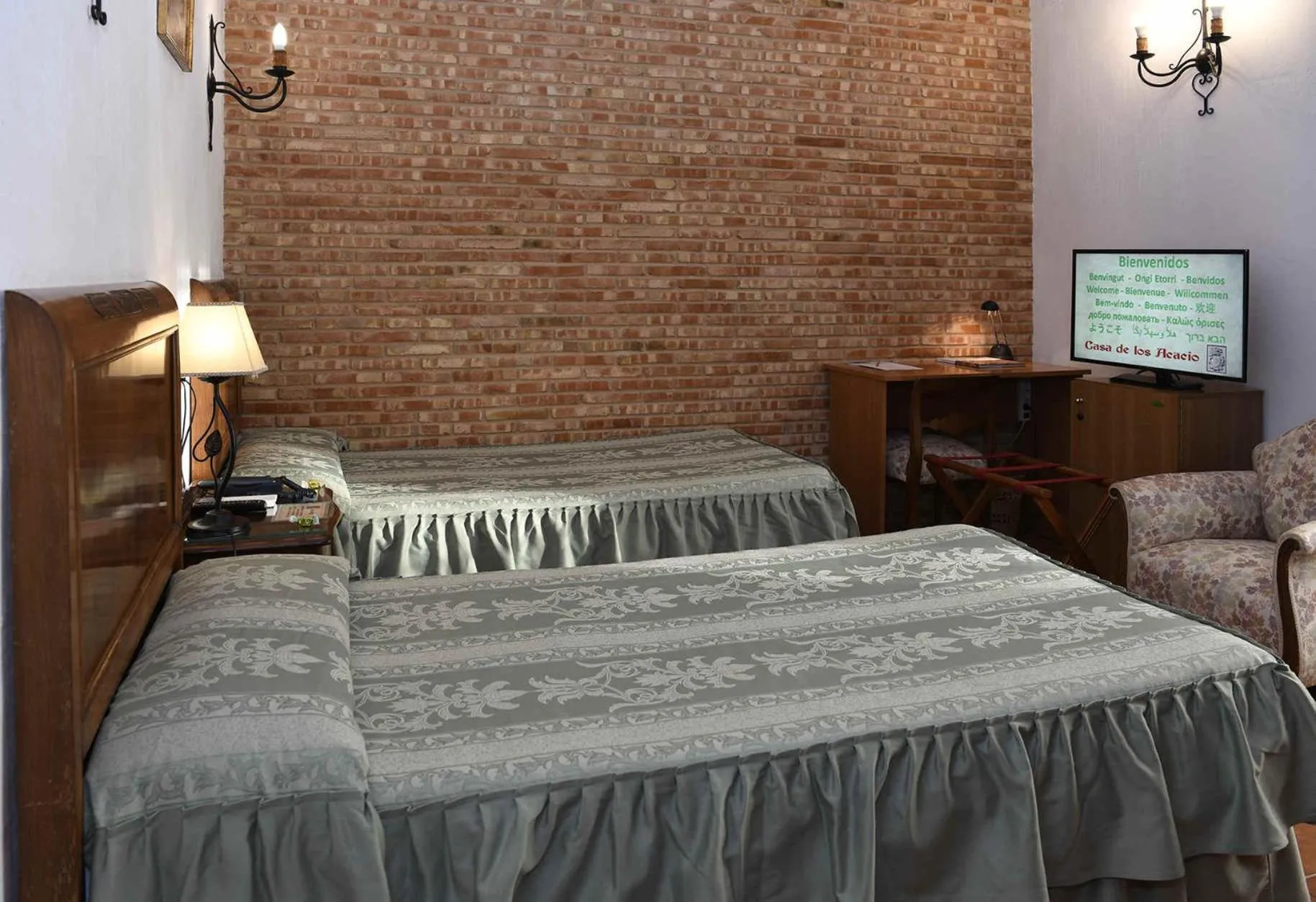 Bed in Casa de los Acacio