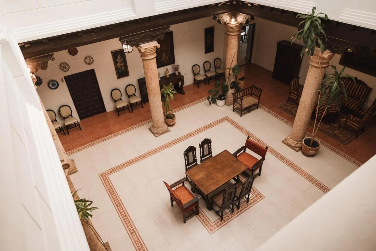 Living room in Casa de los Acacio