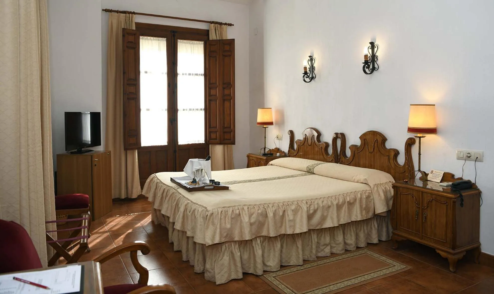 Bedroom, Bed in Casa de los Acacio