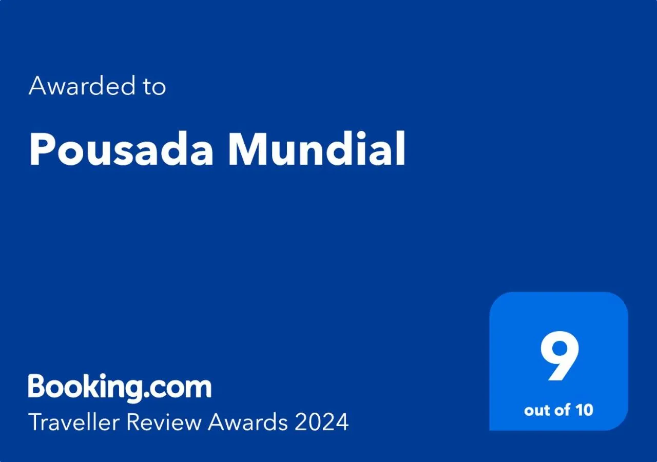 Certificate/Award in Pousada Mundial