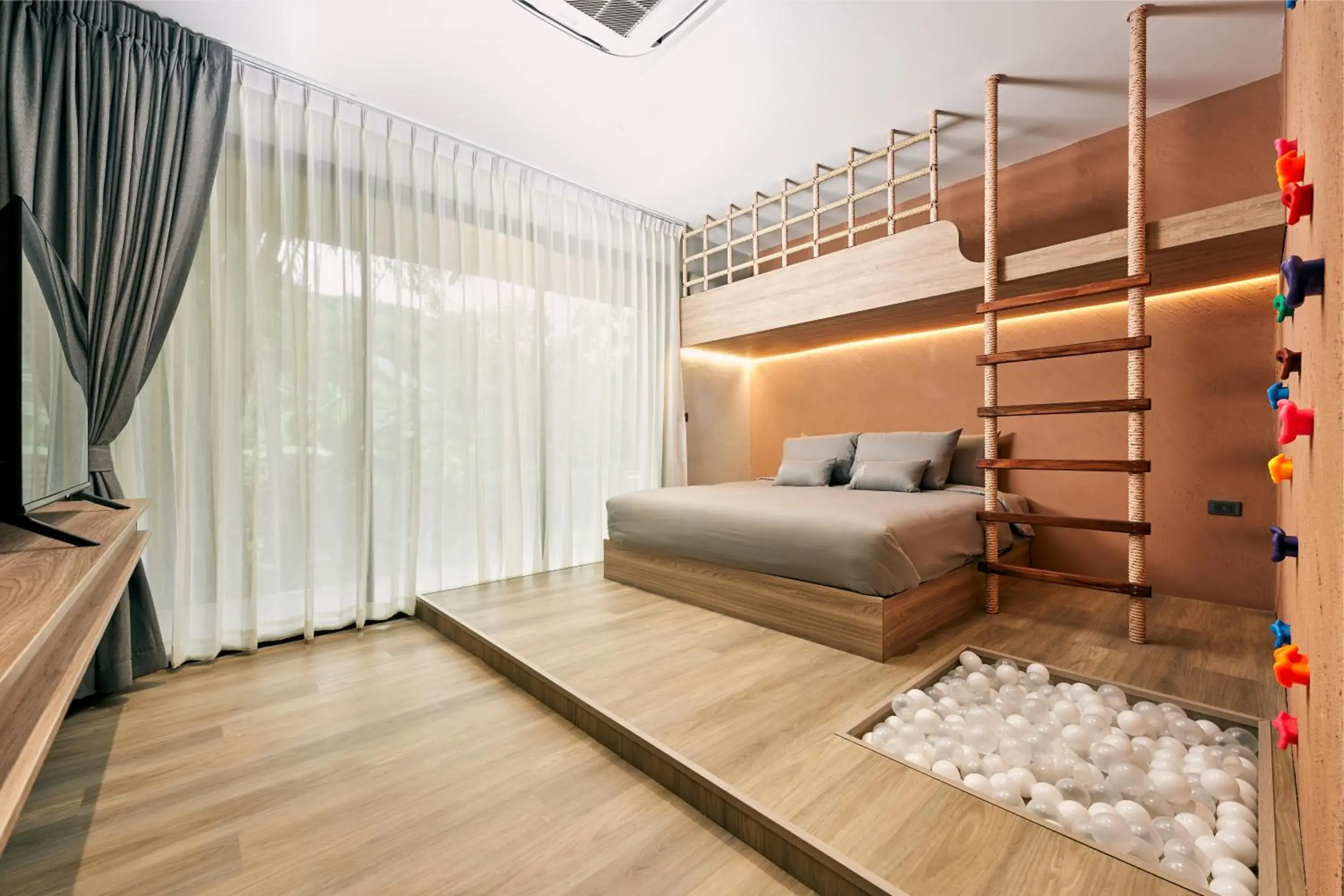 Living room, Bed in Baan Rai Santisuk Living room, Bed in Baan Rai Santisuk