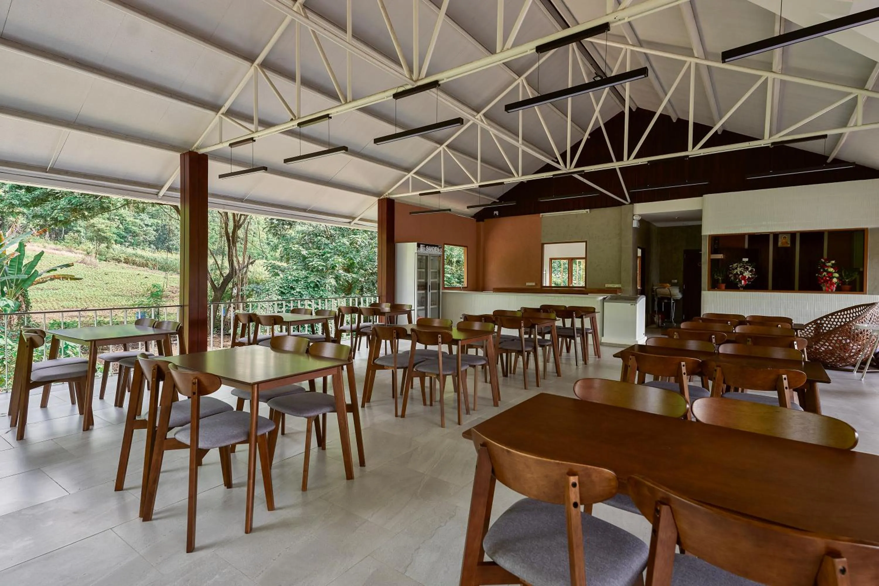 Seating area in Baan Rai Santisuk
