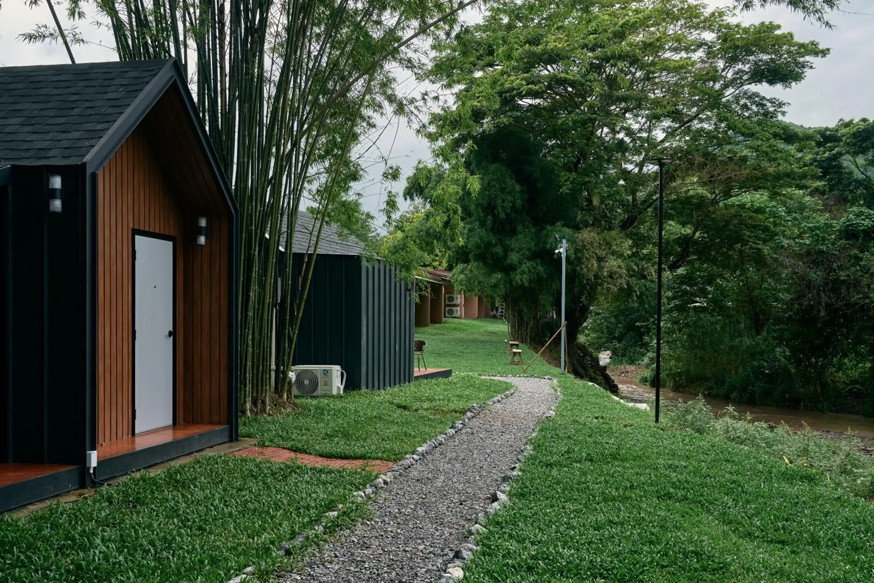 Garden view in Baan Rai Santisuk Garden view in Baan Rai Santisuk