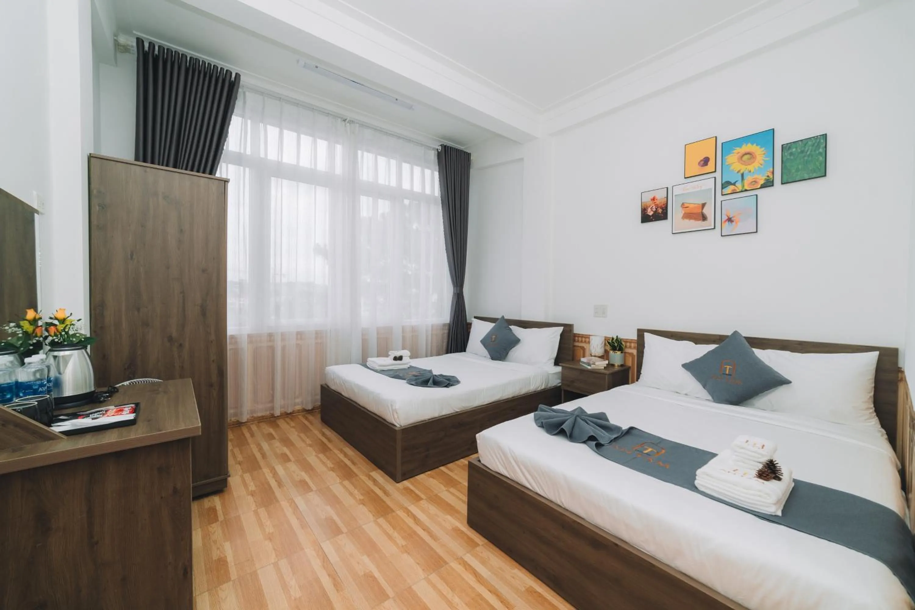 Bed in AN TÂM House Đà Lạt