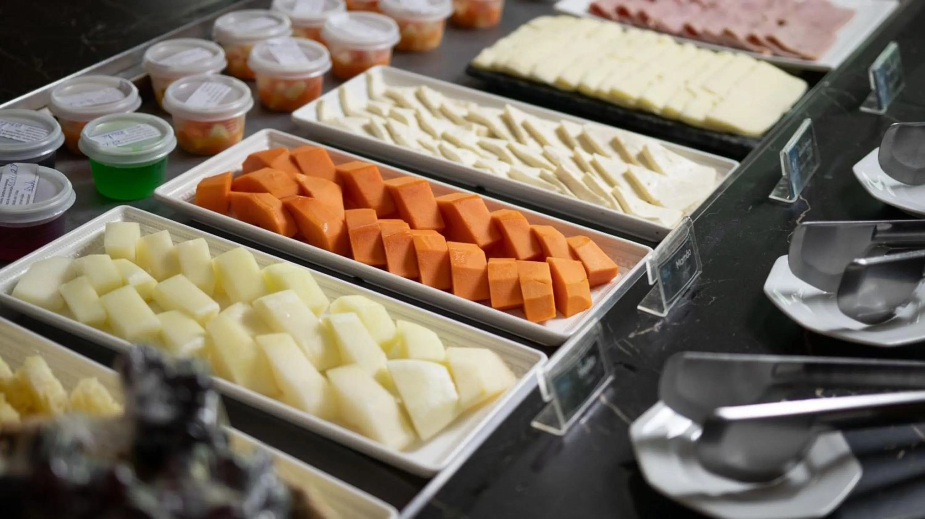 Buffet breakfast in Abbas Hotel