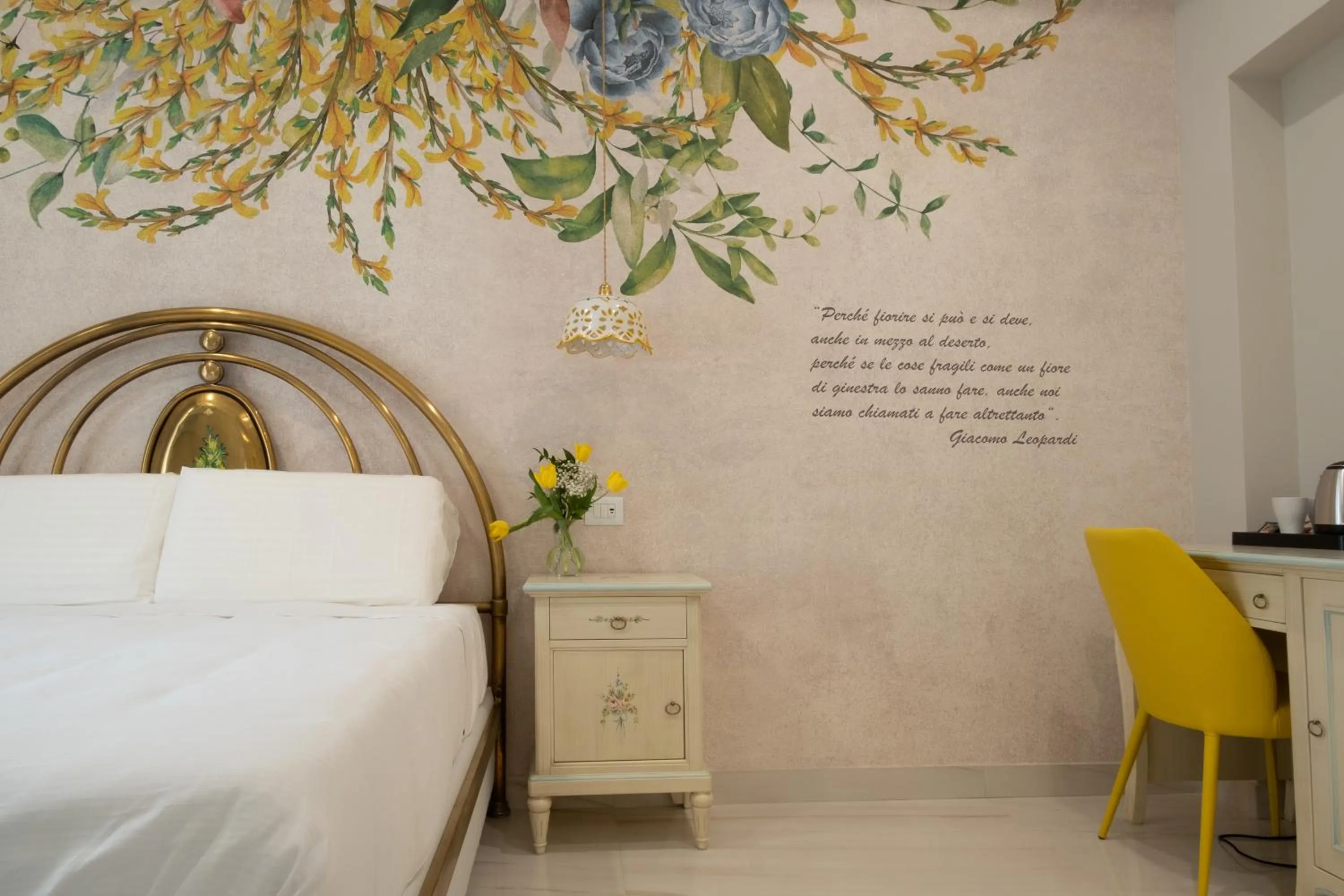 Bed in Palazzo Adele Rooms & Apartments