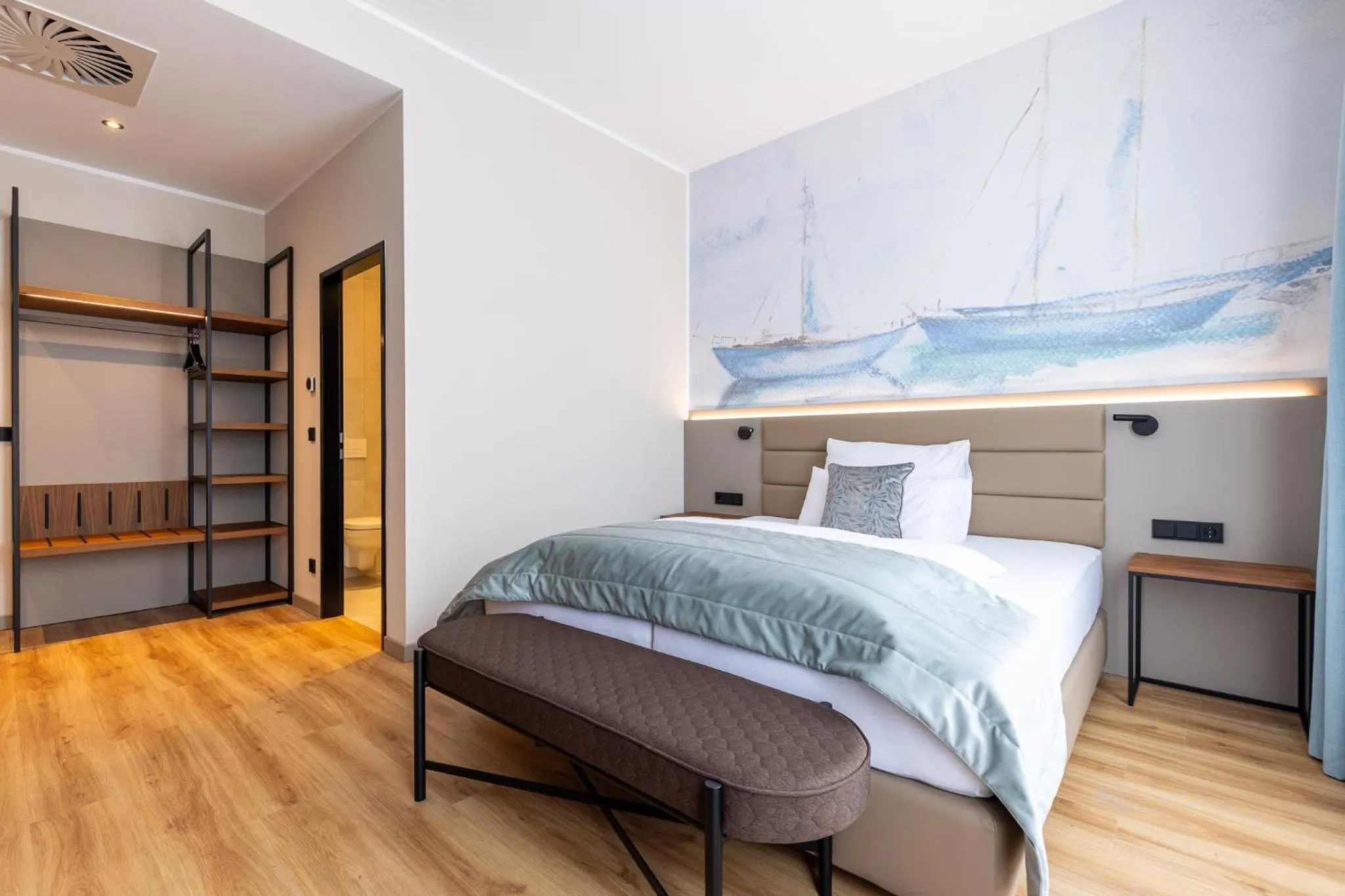 Bed in Boutique Hotel Adria