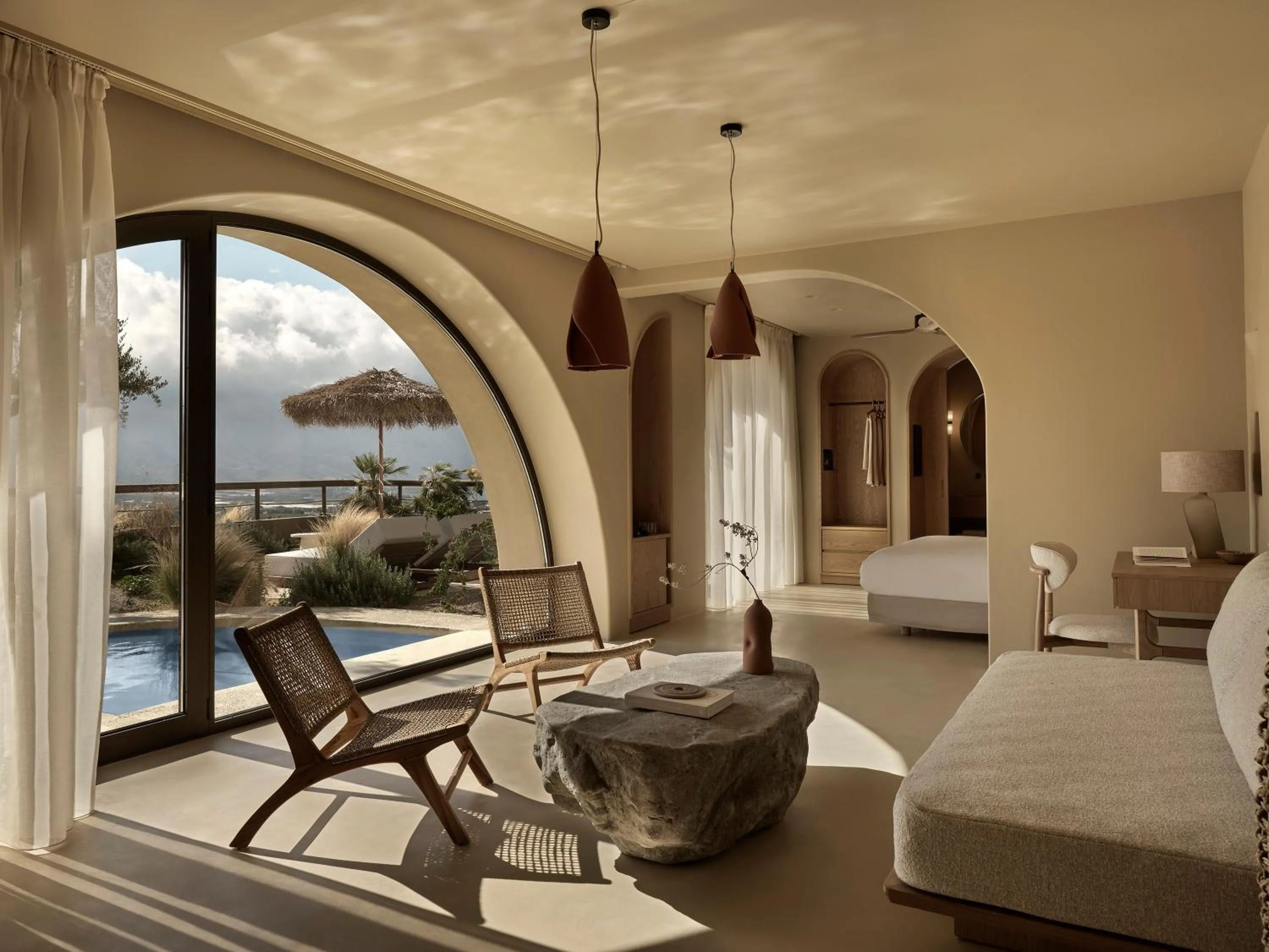 Grand Suite with Pool, Terrace and Sea View in Tella Thera, a Member of Design Hotels