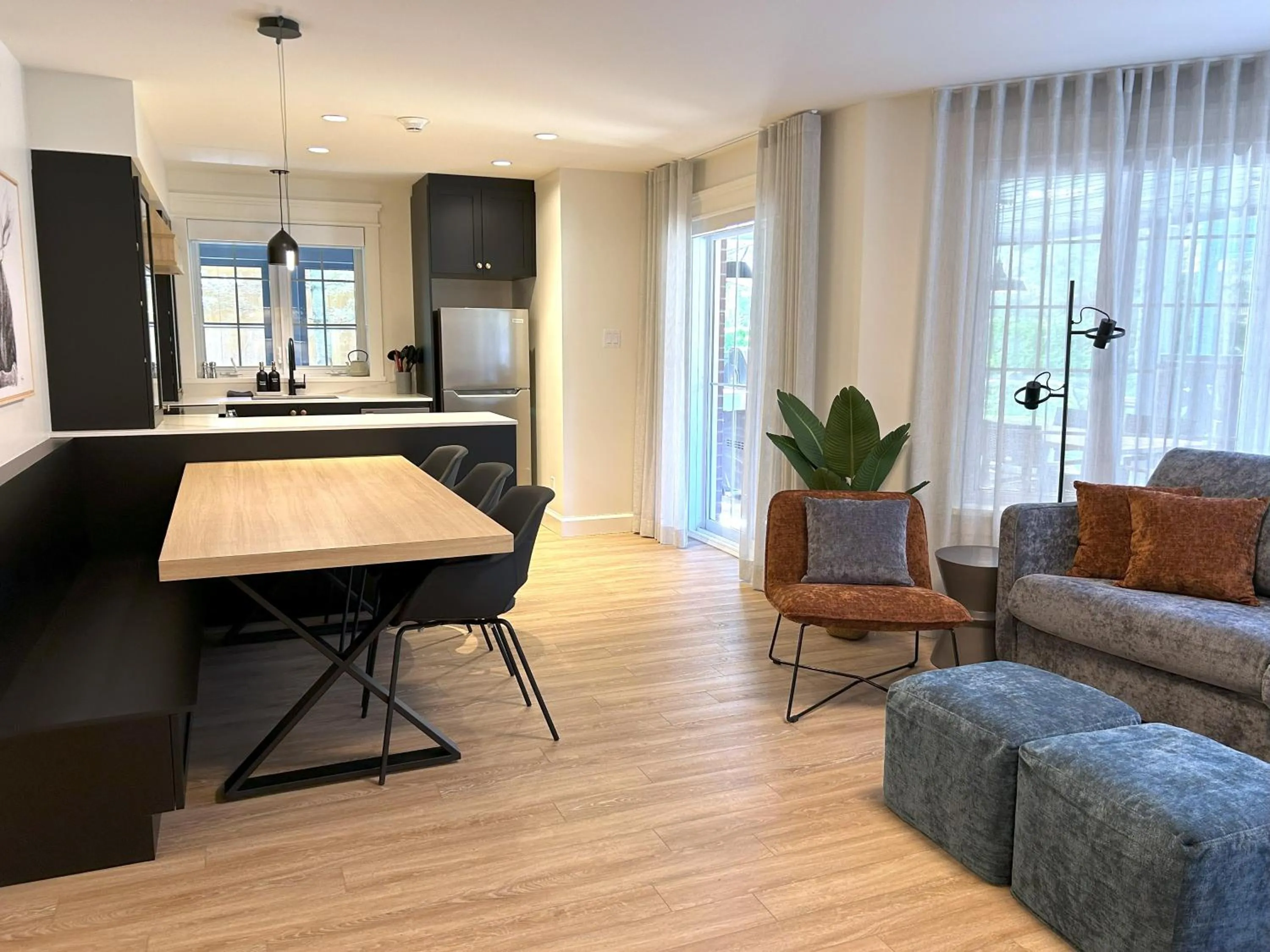 Kitchen or kitchenette in Le Héron - Studios Nature