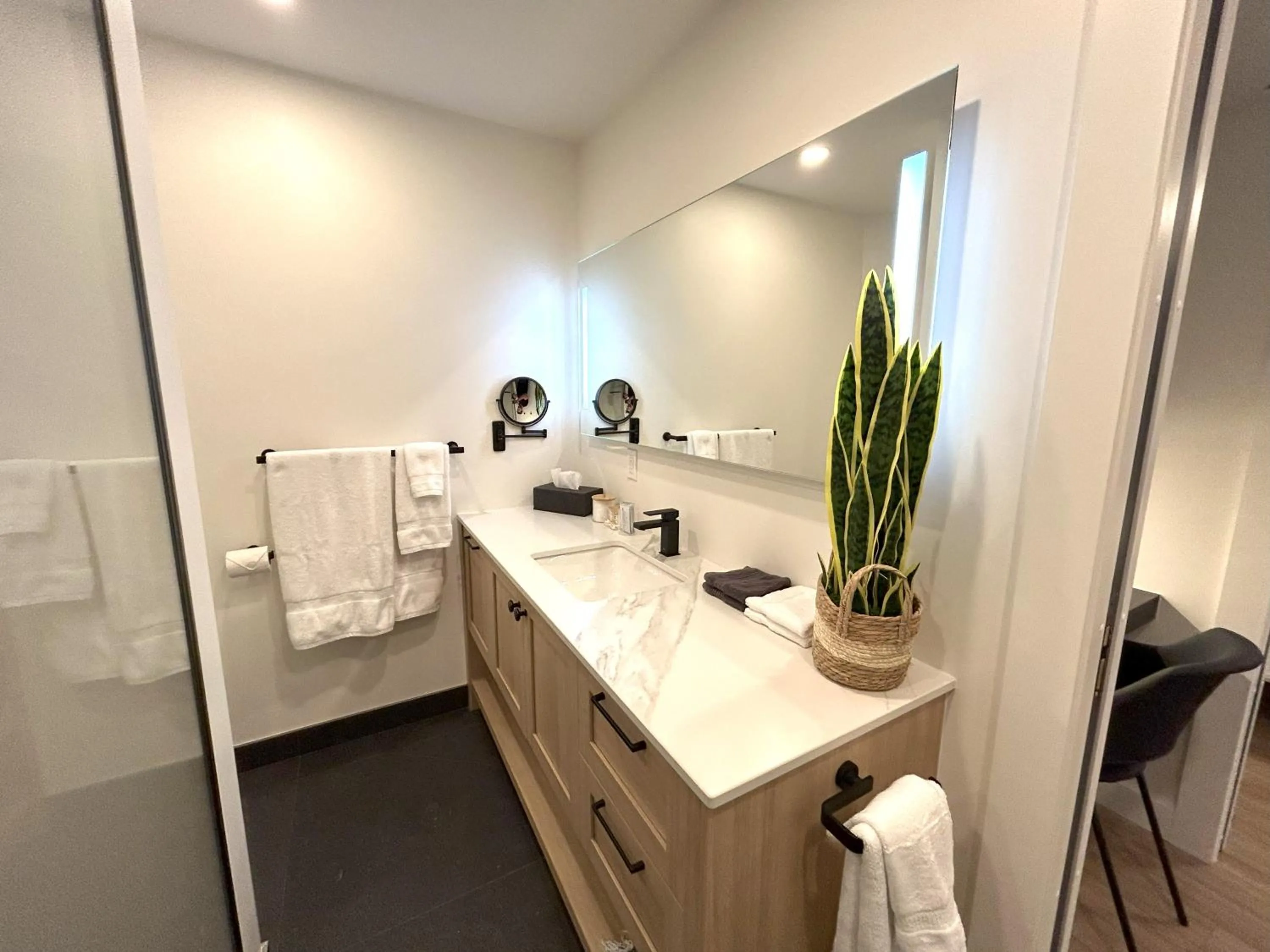 Bathroom in Le Héron - Studios Nature