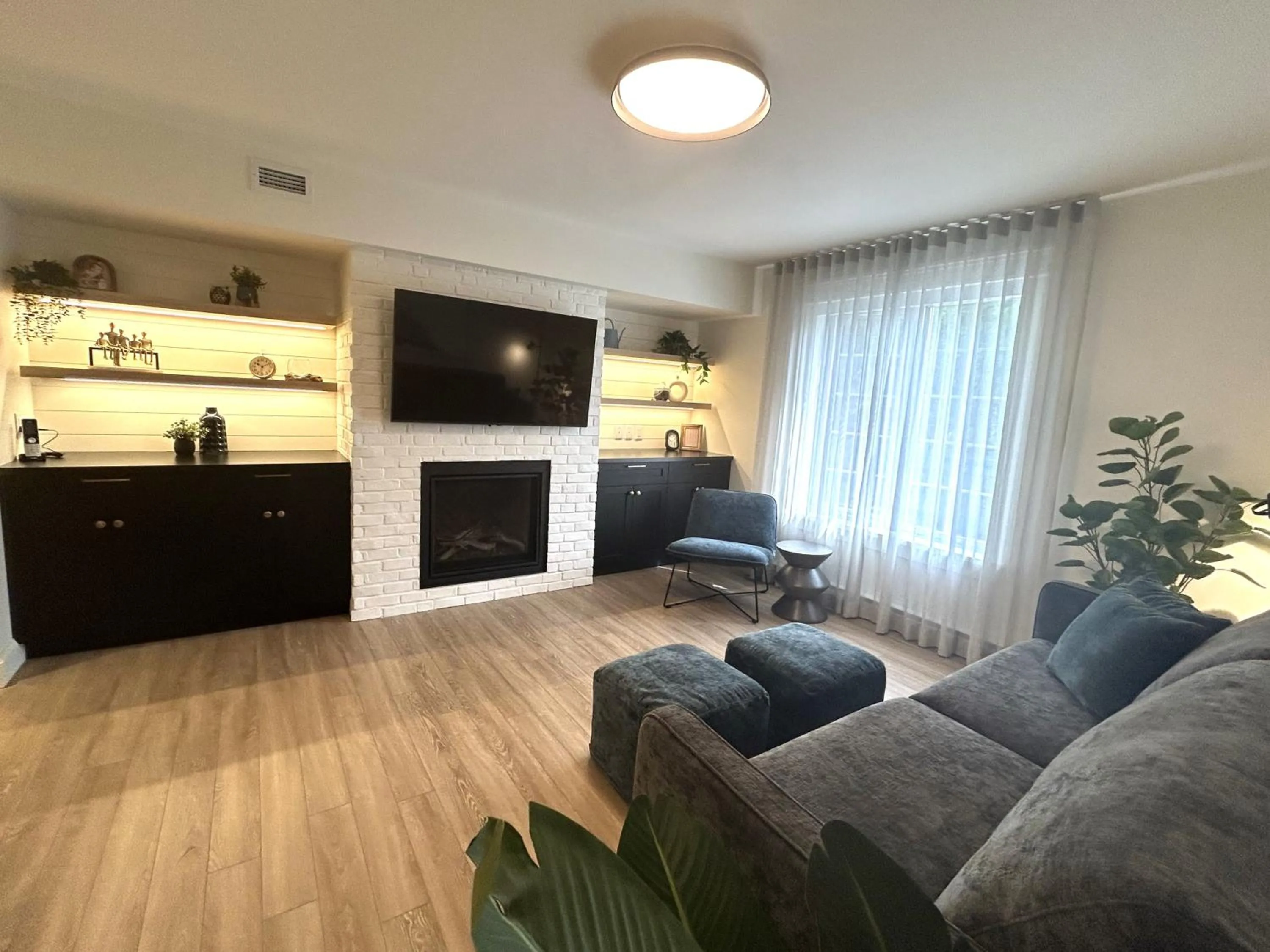 Living room in Le Héron - Studios Nature
