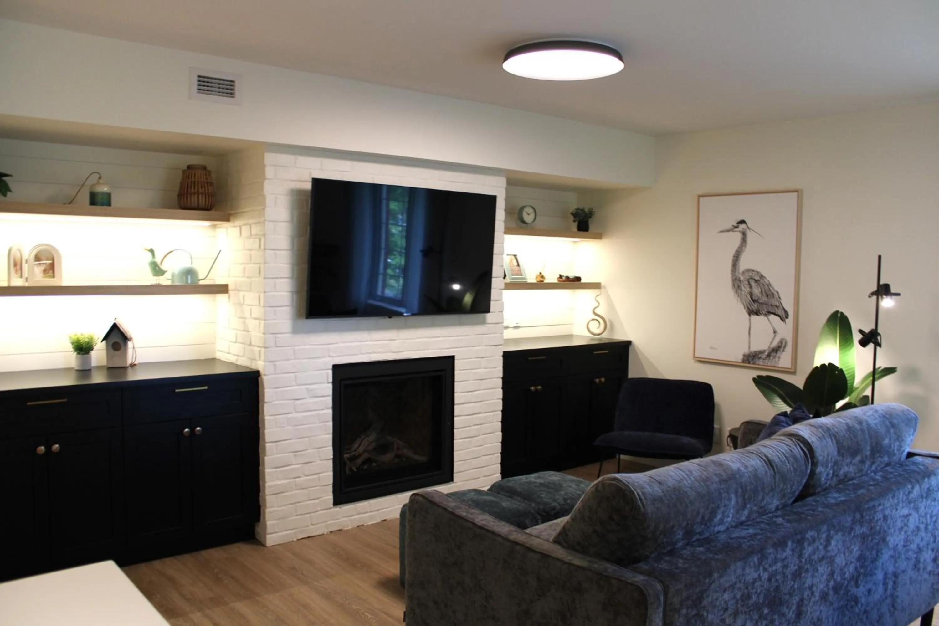 Living room in Le Héron - Studios Nature