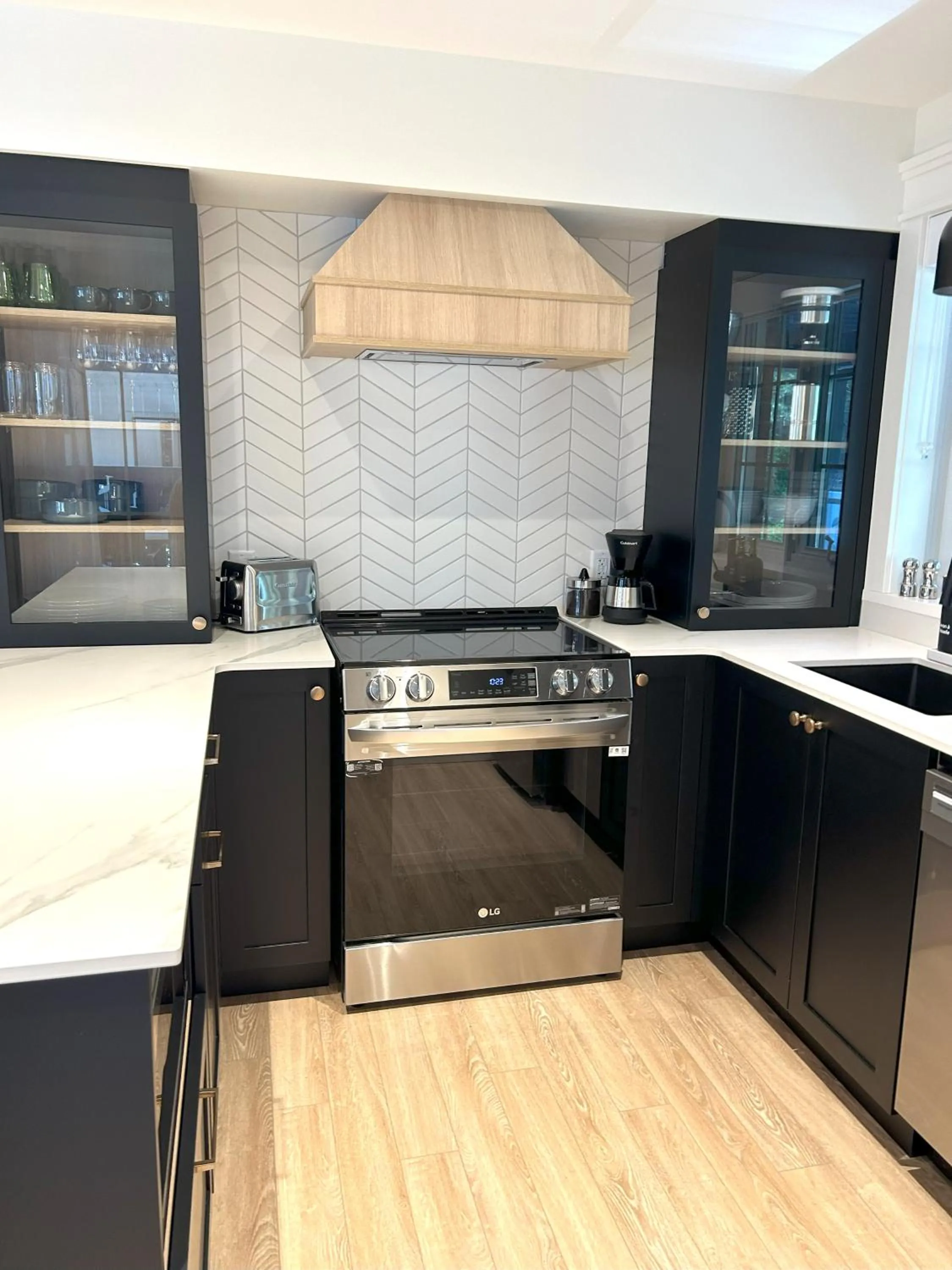Kitchen or kitchenette in Le Héron - Studios Nature