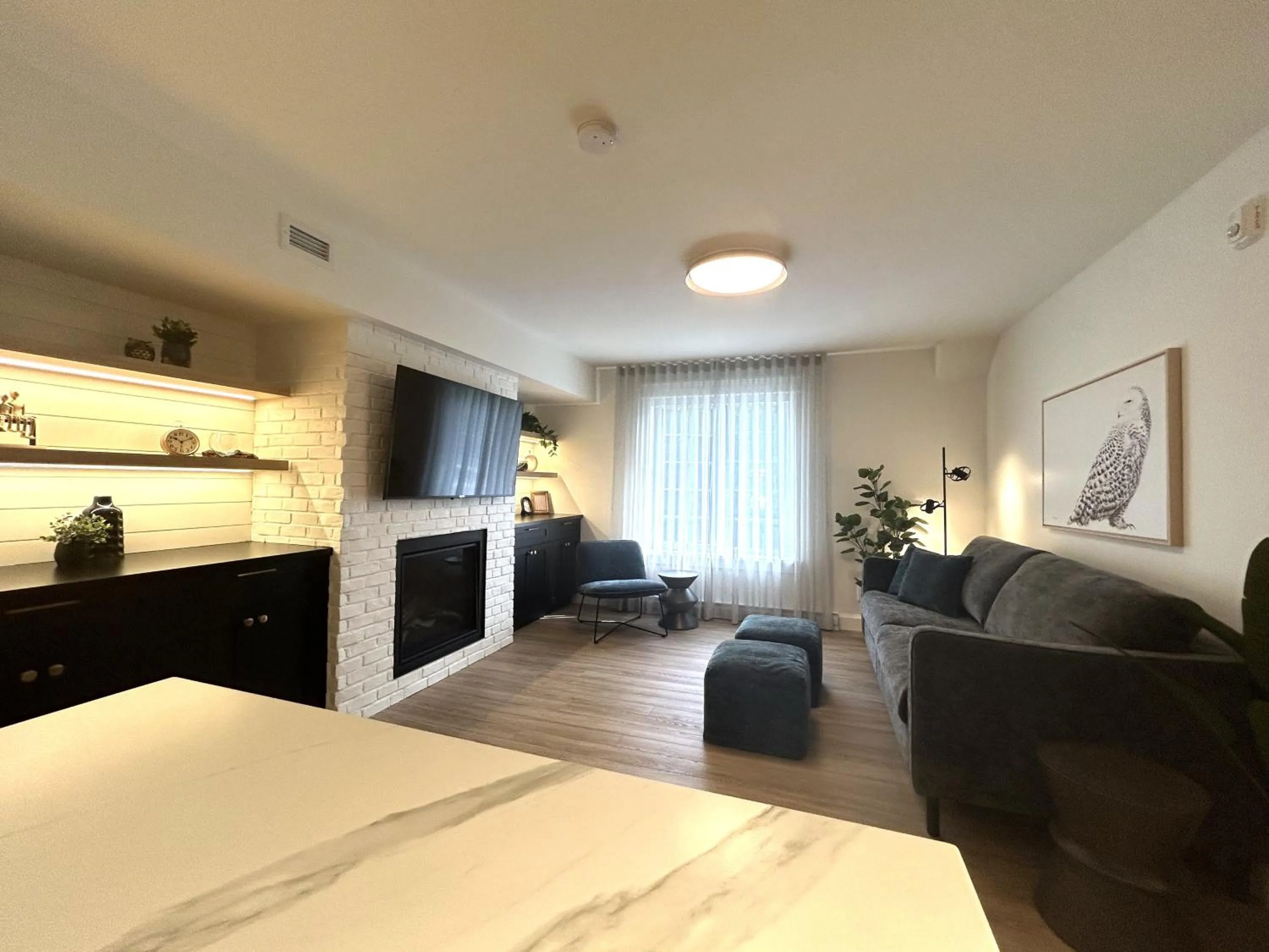 Living room, Bed in Le Héron - Studios Nature