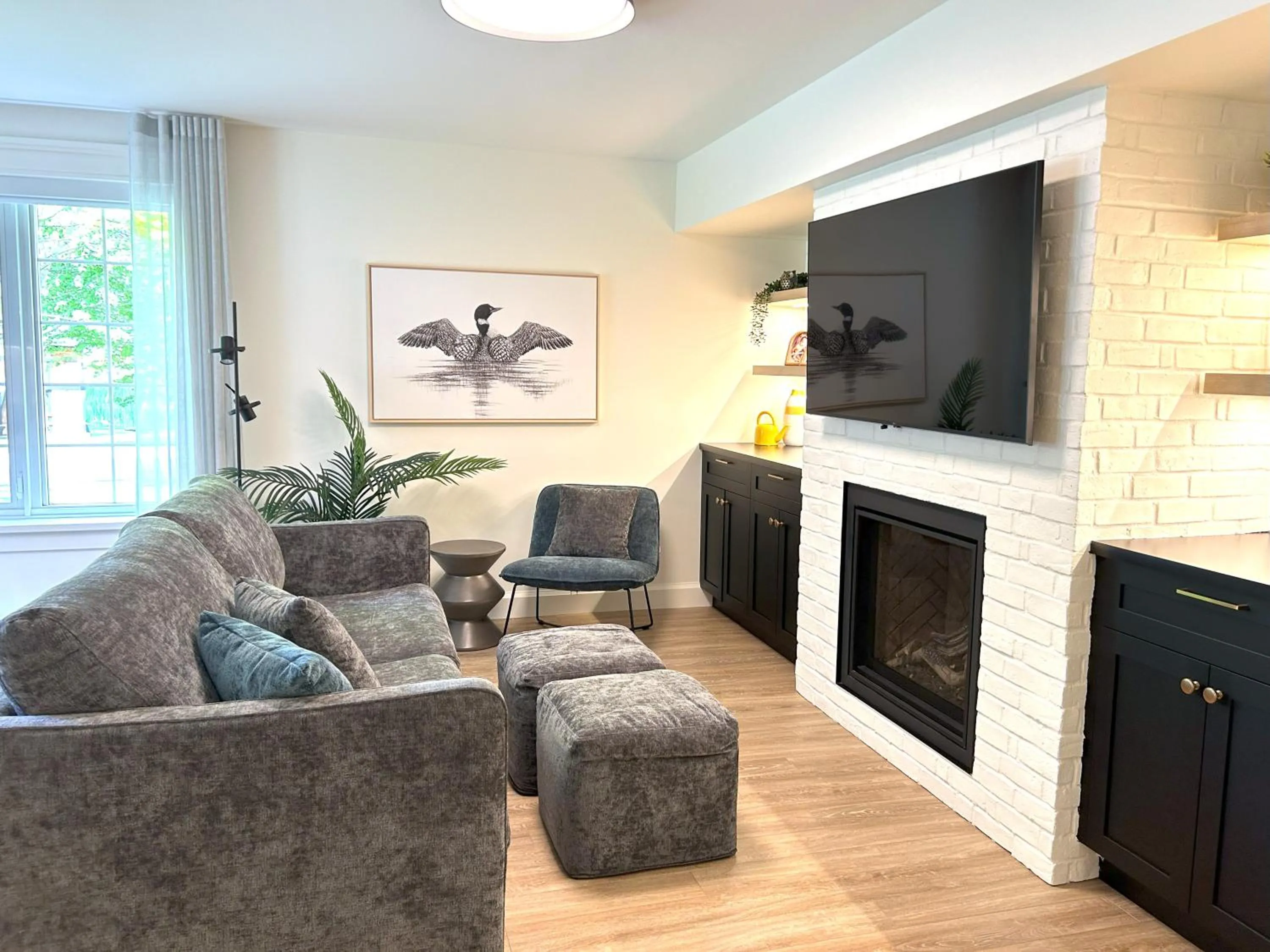 Living room in Le Héron - Studios Nature