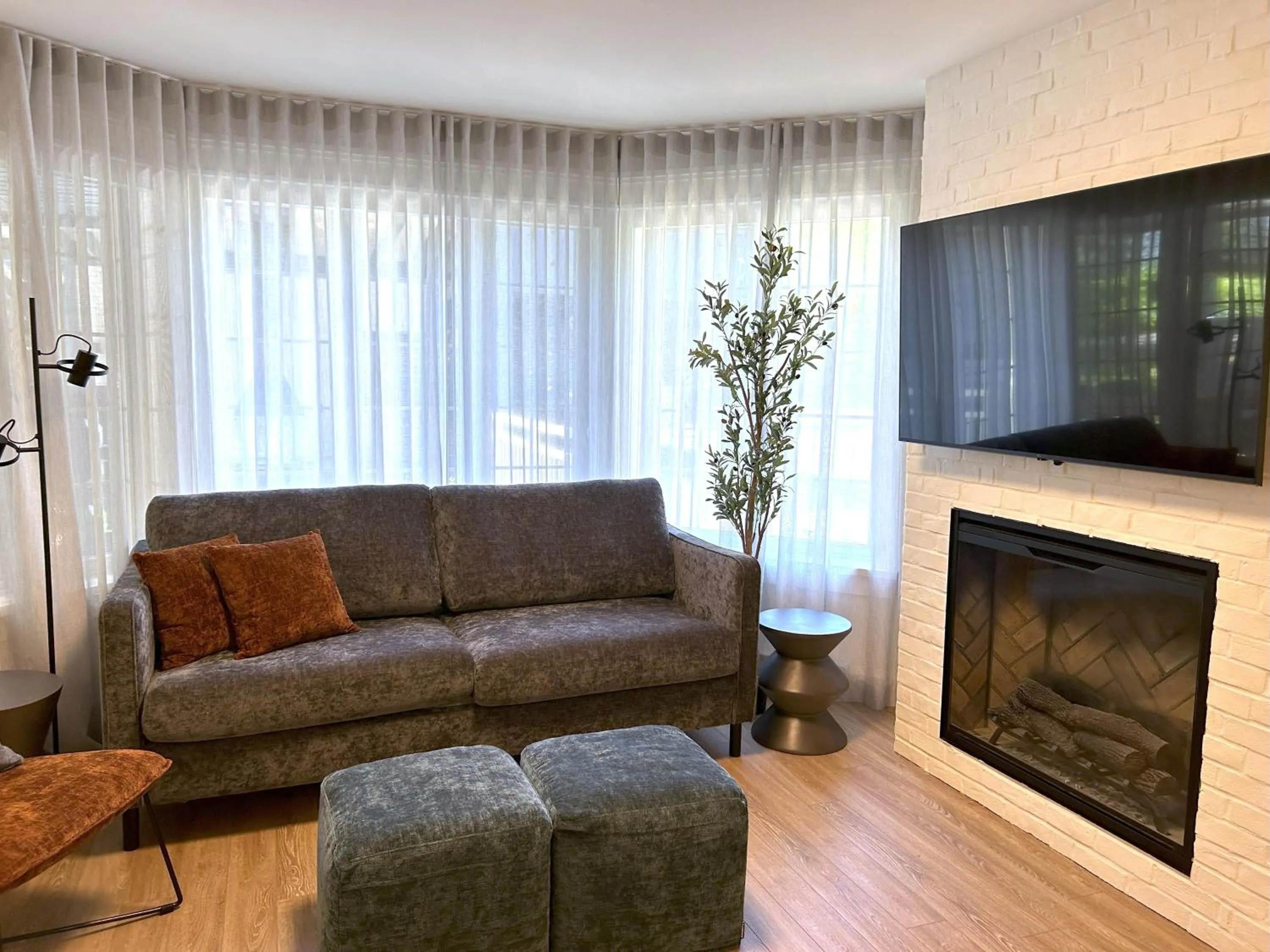 Living room in Le Héron - Studios Nature