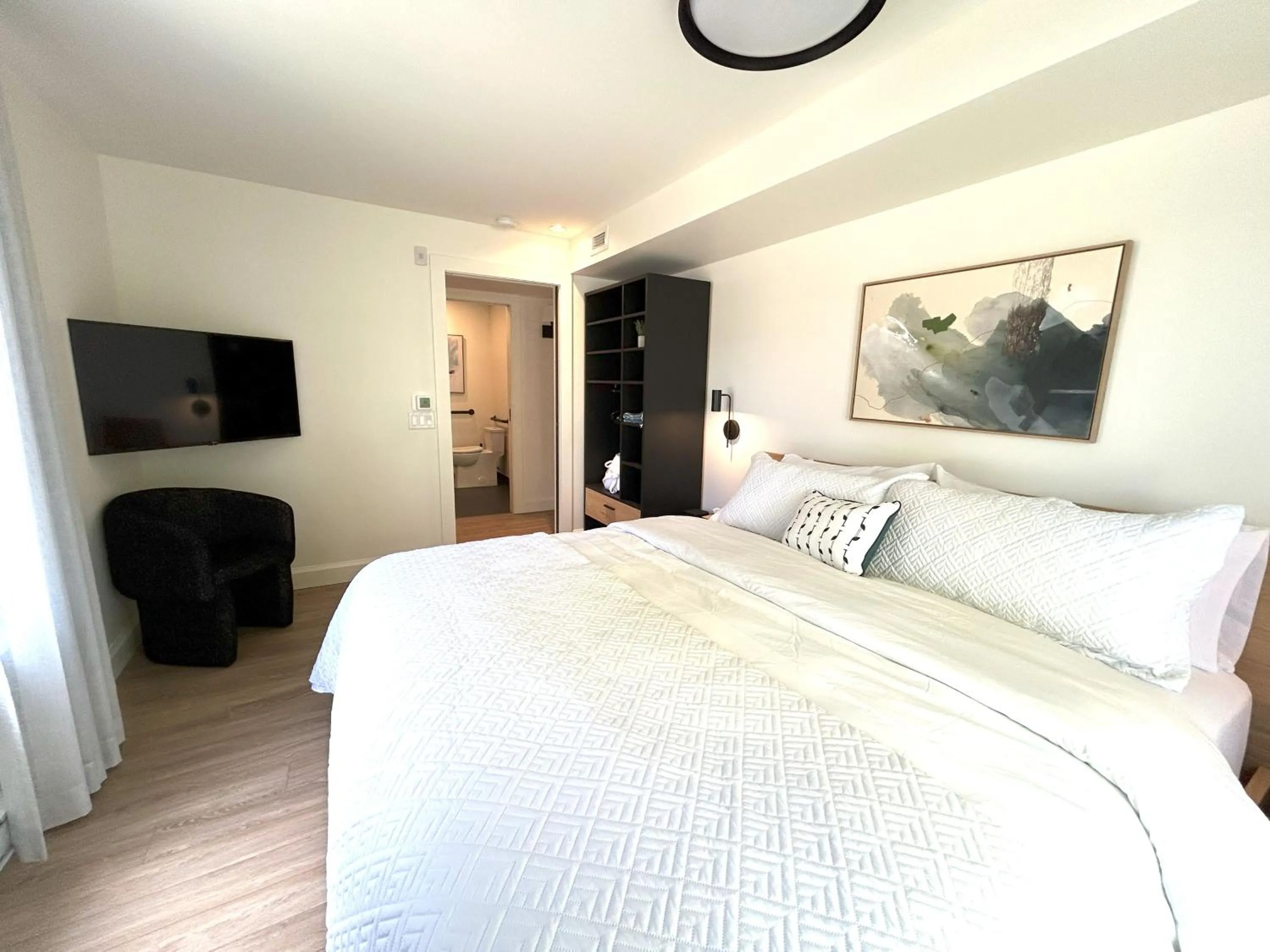Photo of the whole room, Bed in Le Héron - Studios Nature