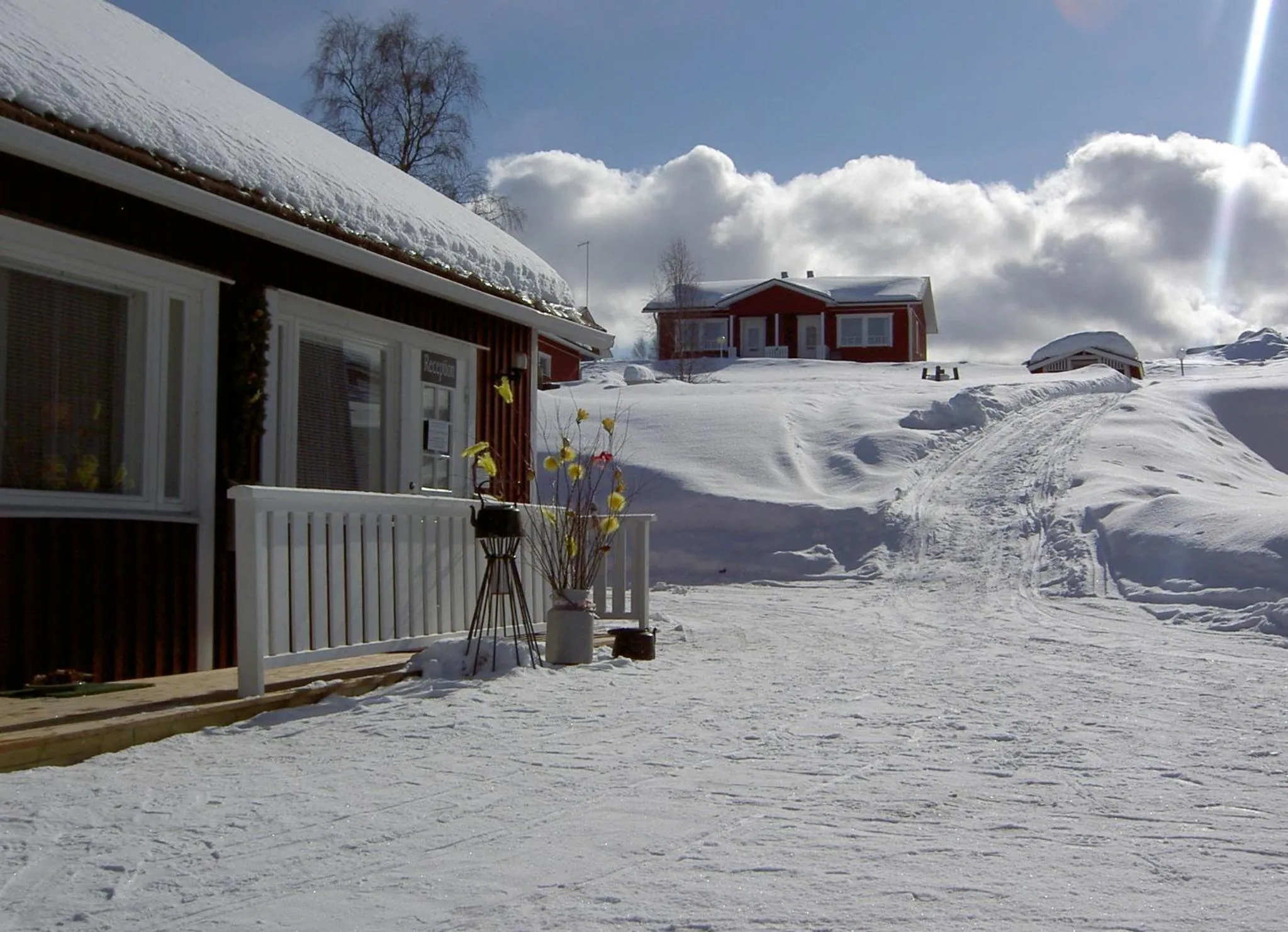 Winter in Lomamaja Pekonen Apartments