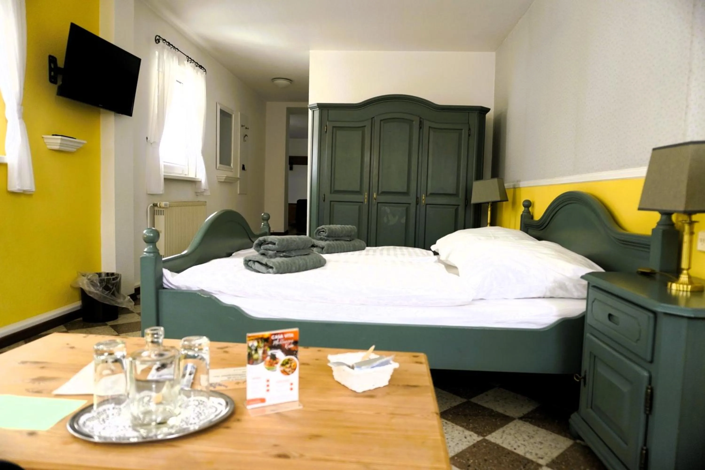 Photo of the whole room, Bed in Hotel & Restaurant zur Post