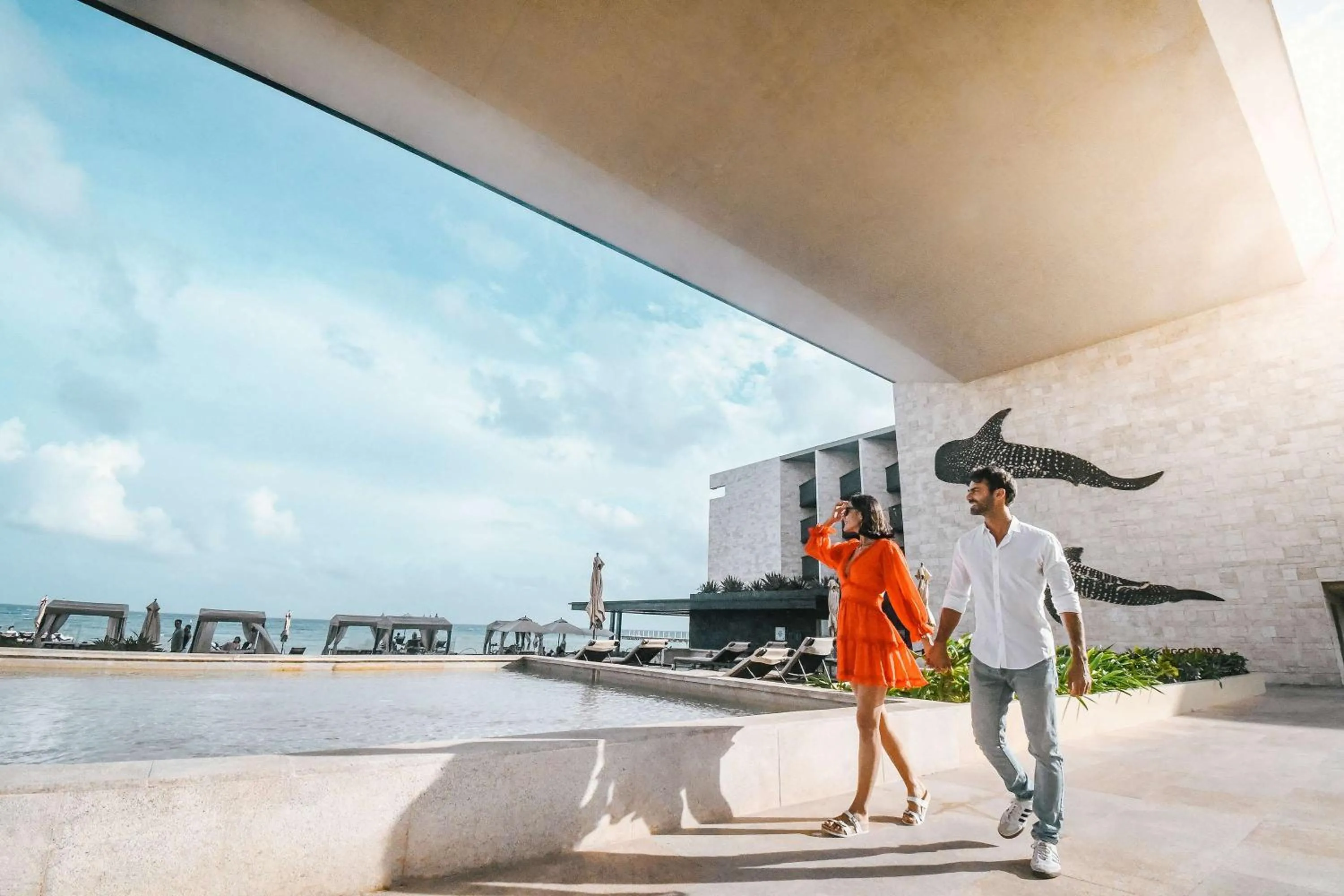 Property building in Grand Hyatt Playa del Carmen Resort