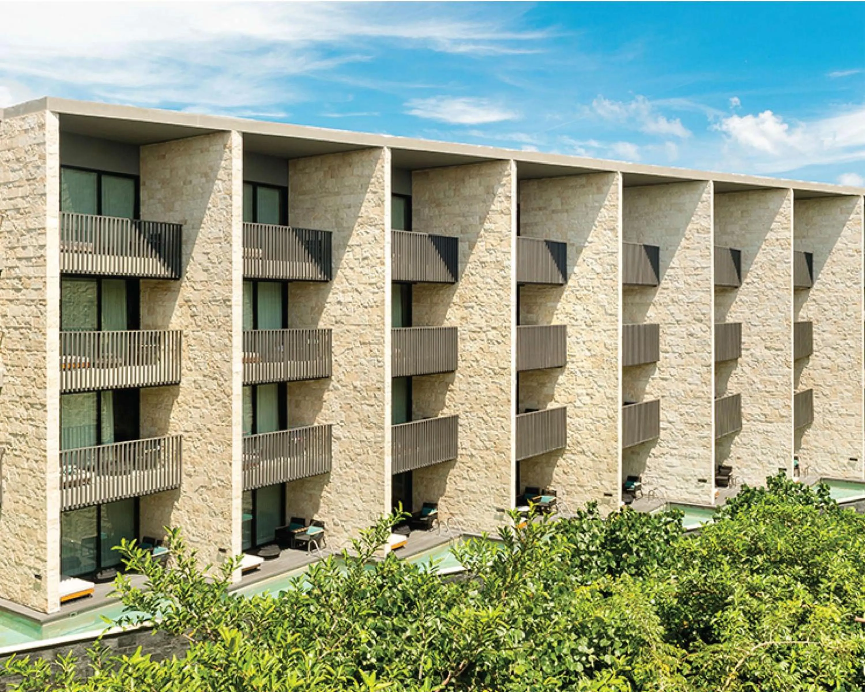 Property building in Grand Hyatt Playa del Carmen Resort