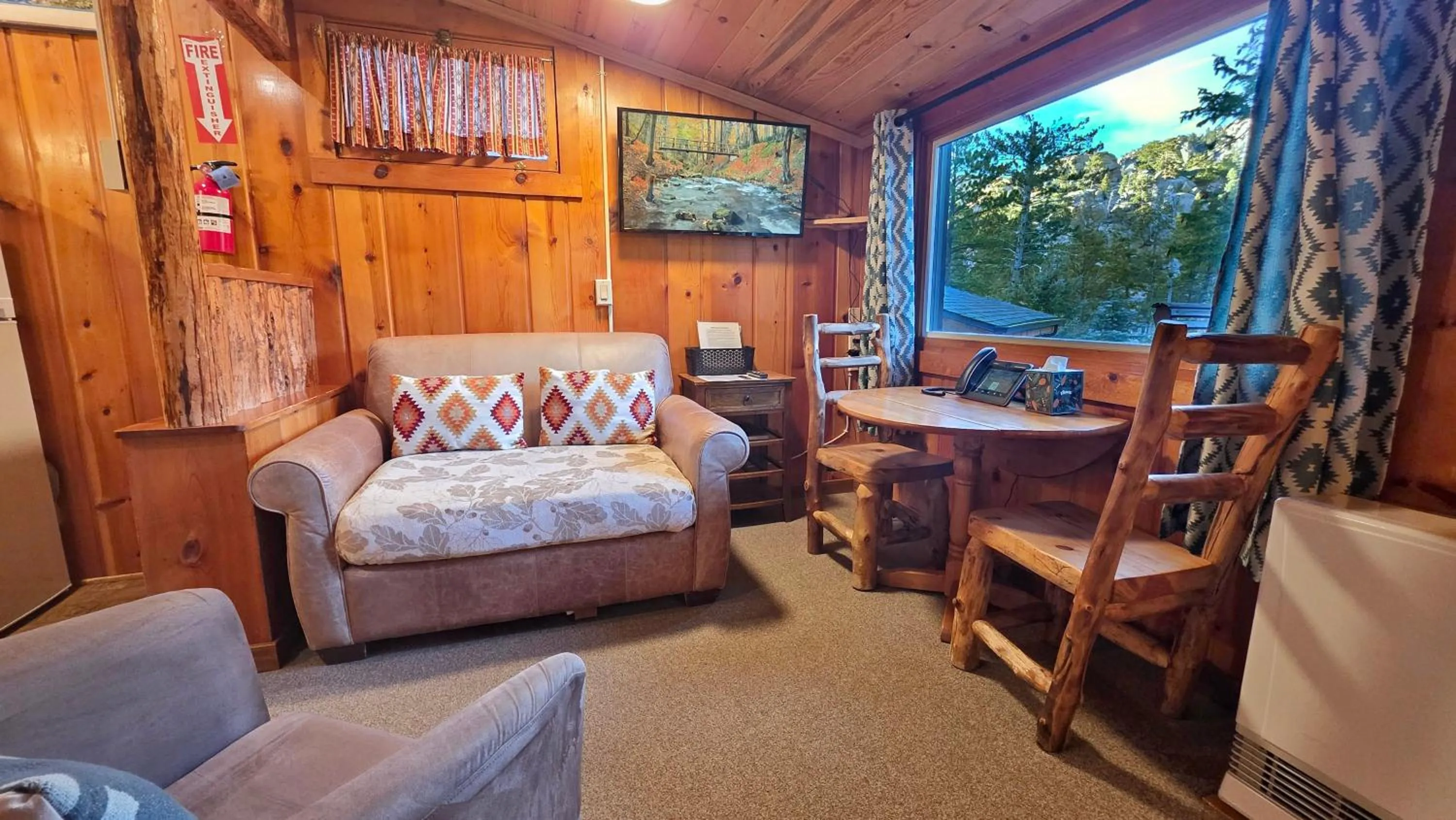 Bed in Pine Haven Resort