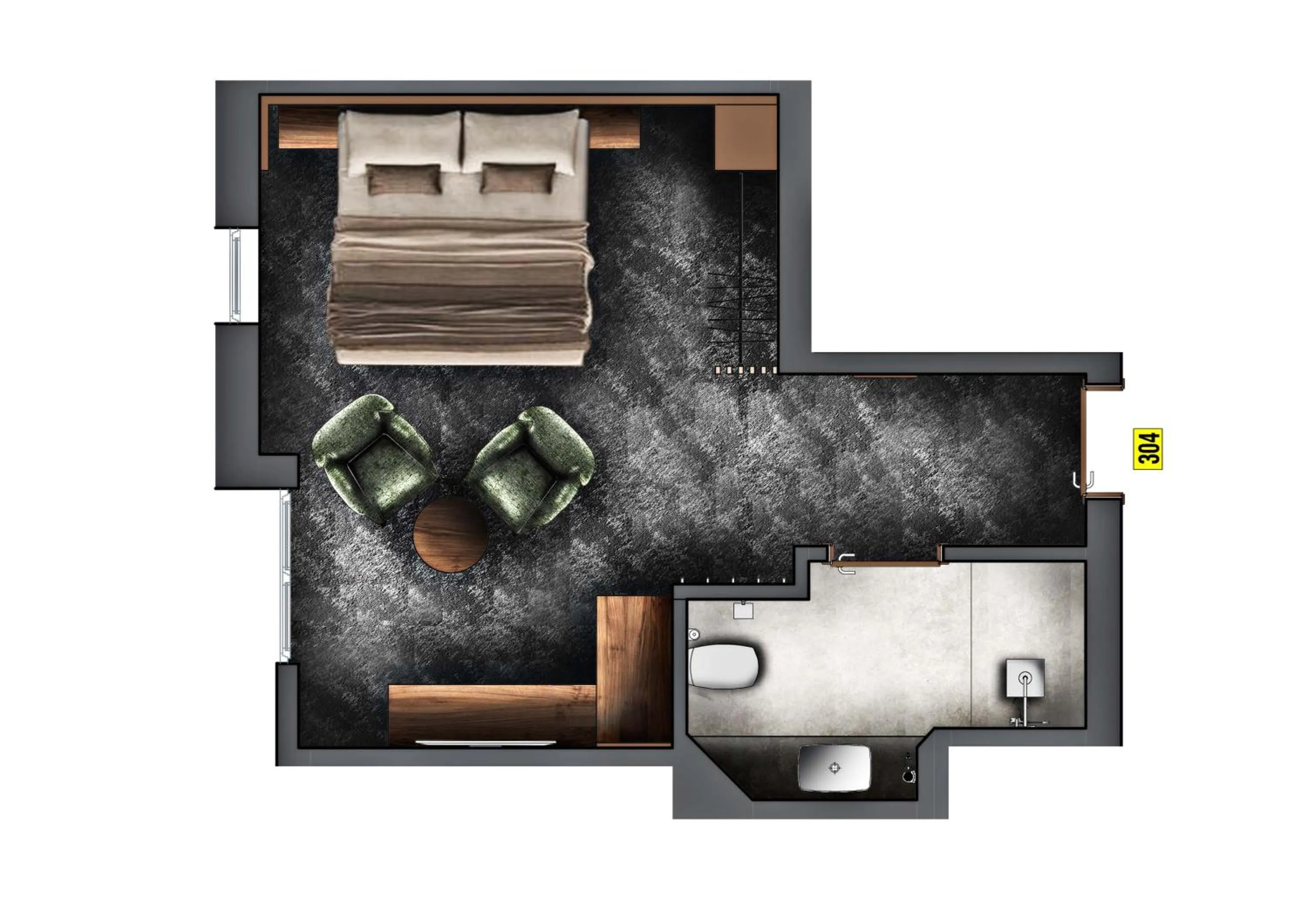 Floor plan in Hotel Garni Astoria