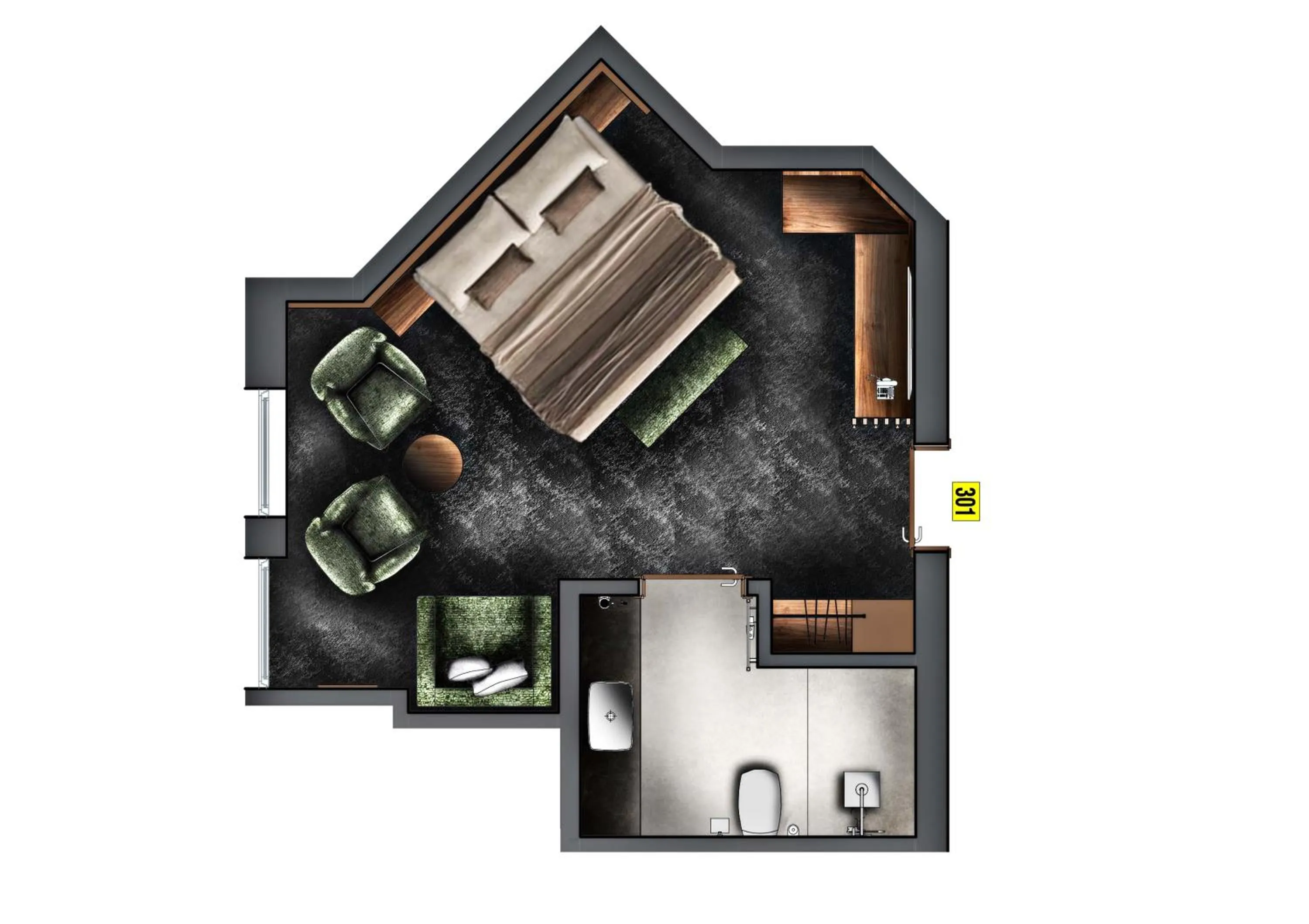Floor plan in Hotel Garni Astoria