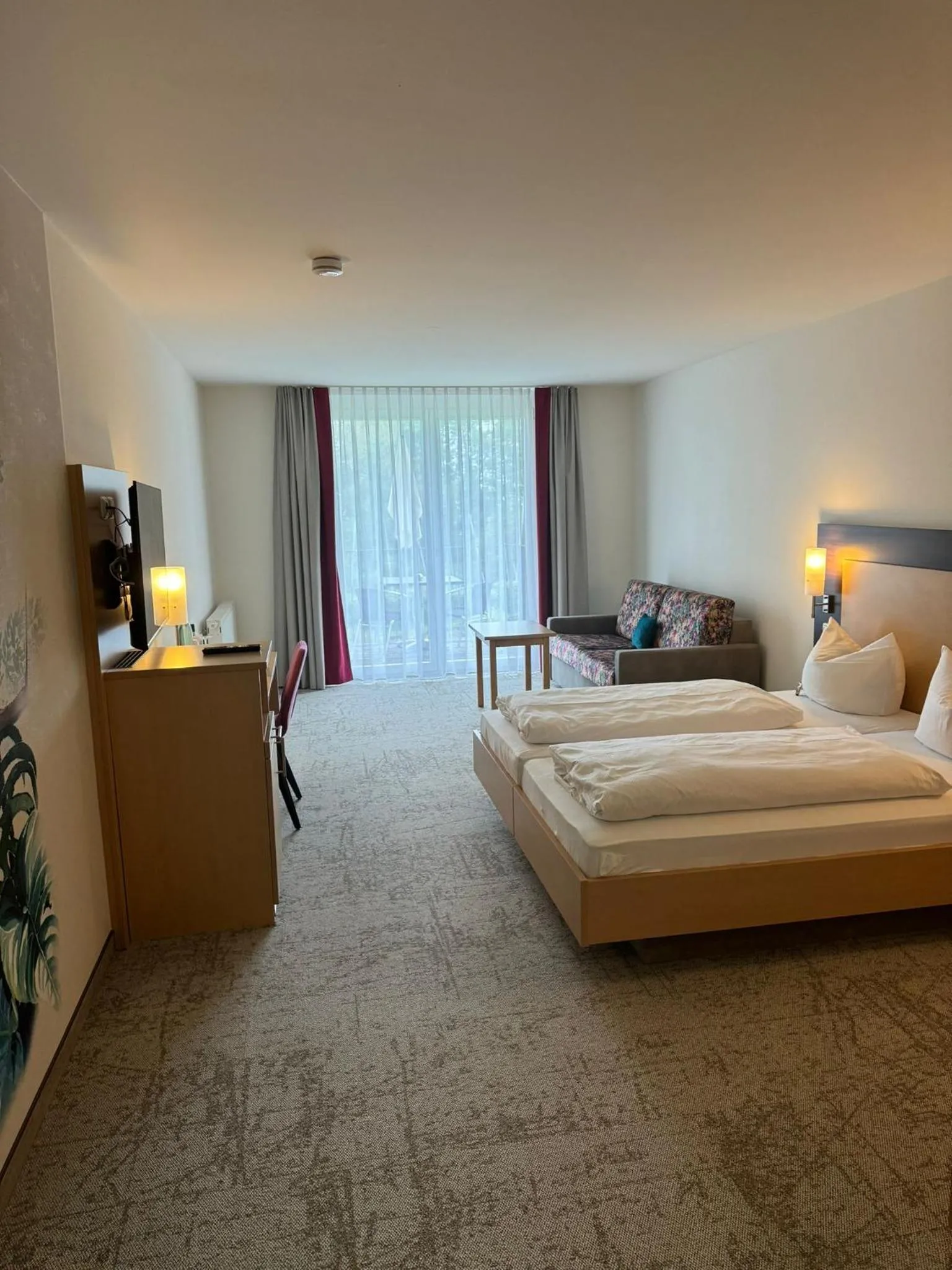 Bed in Hotel Rosmarin