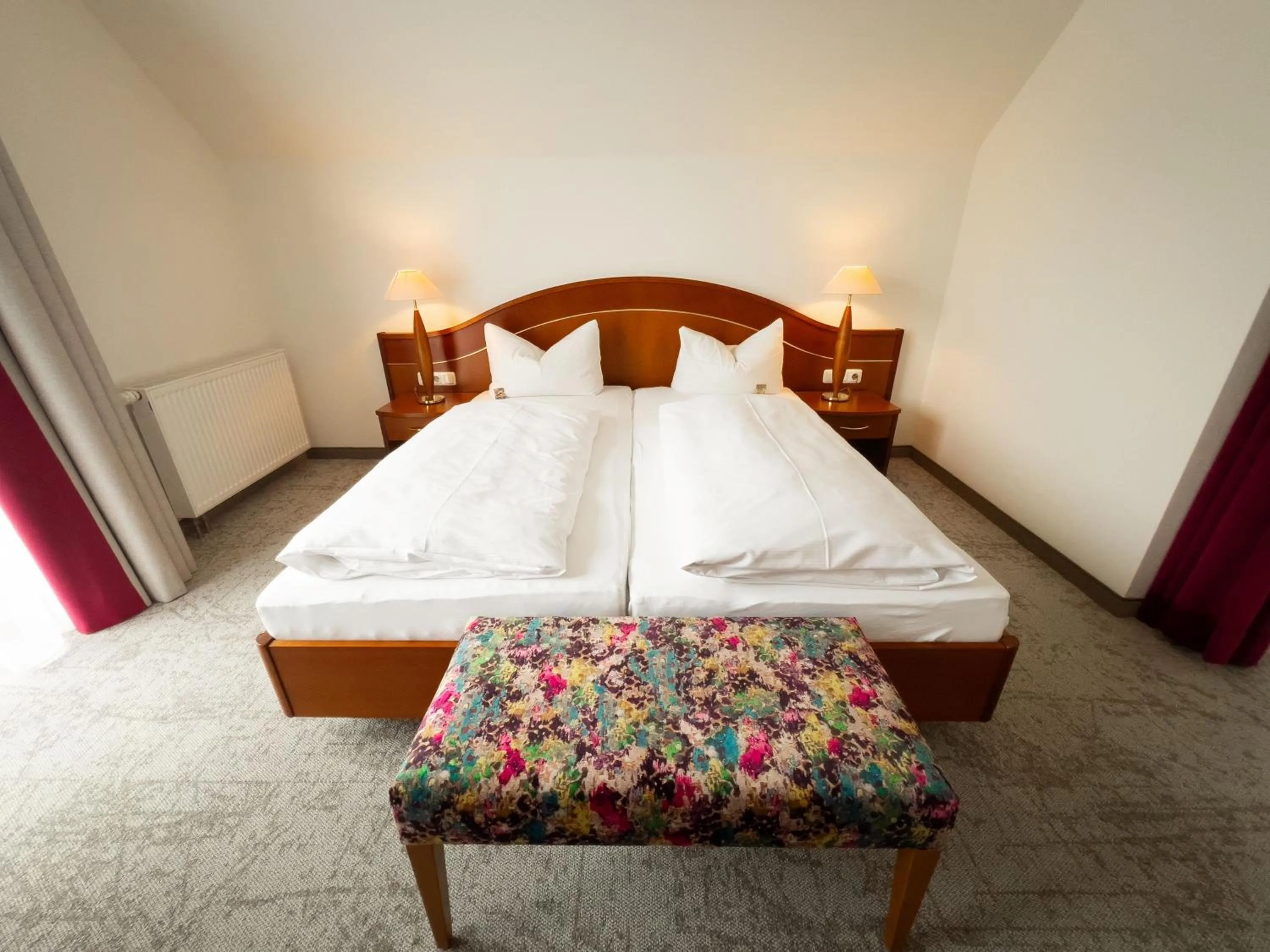 Bed in Hotel Rosmarin