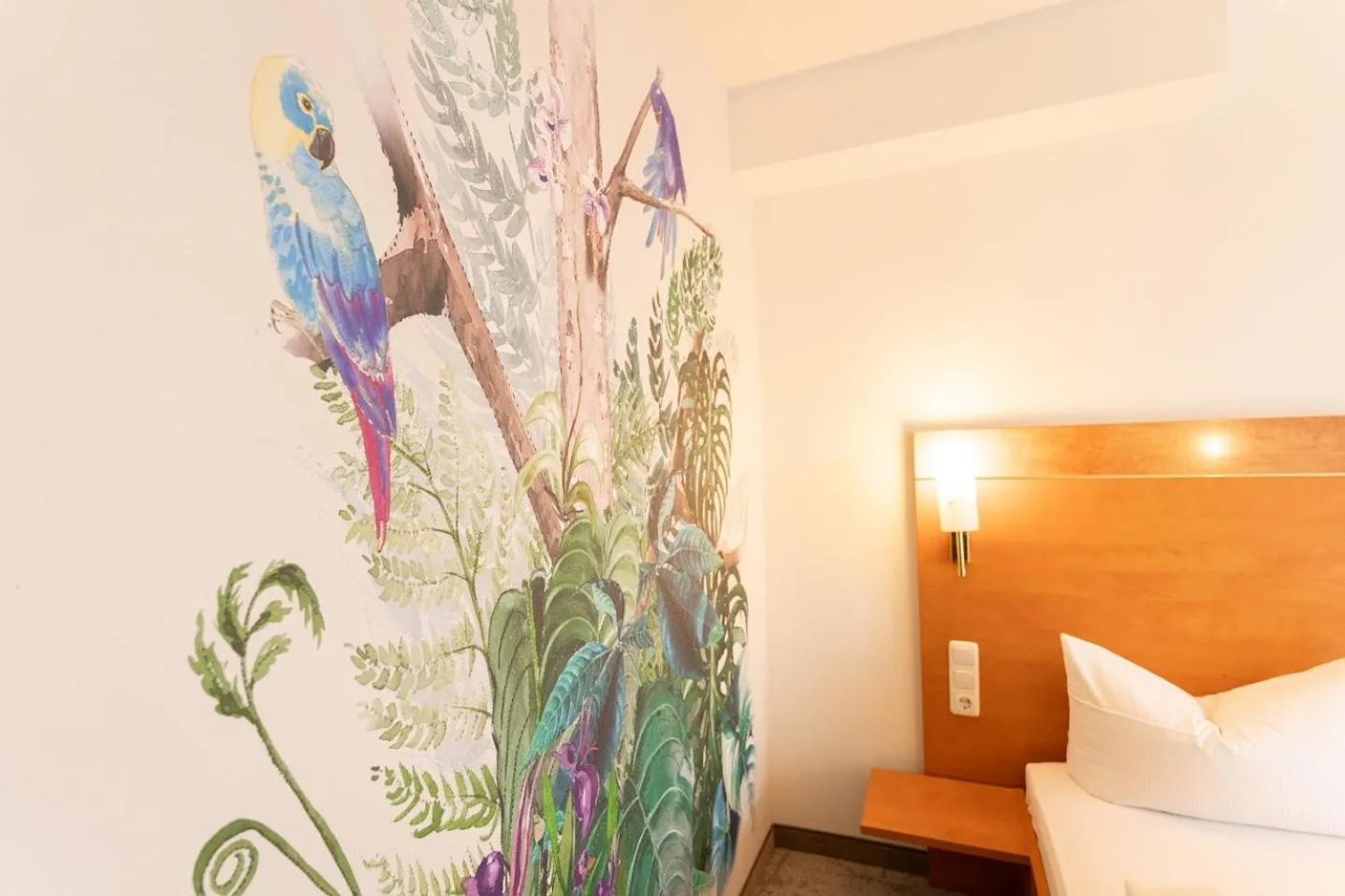 Bed in Hotel Rosmarin