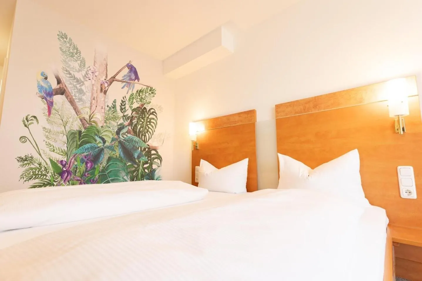 Bed in Hotel Rosmarin