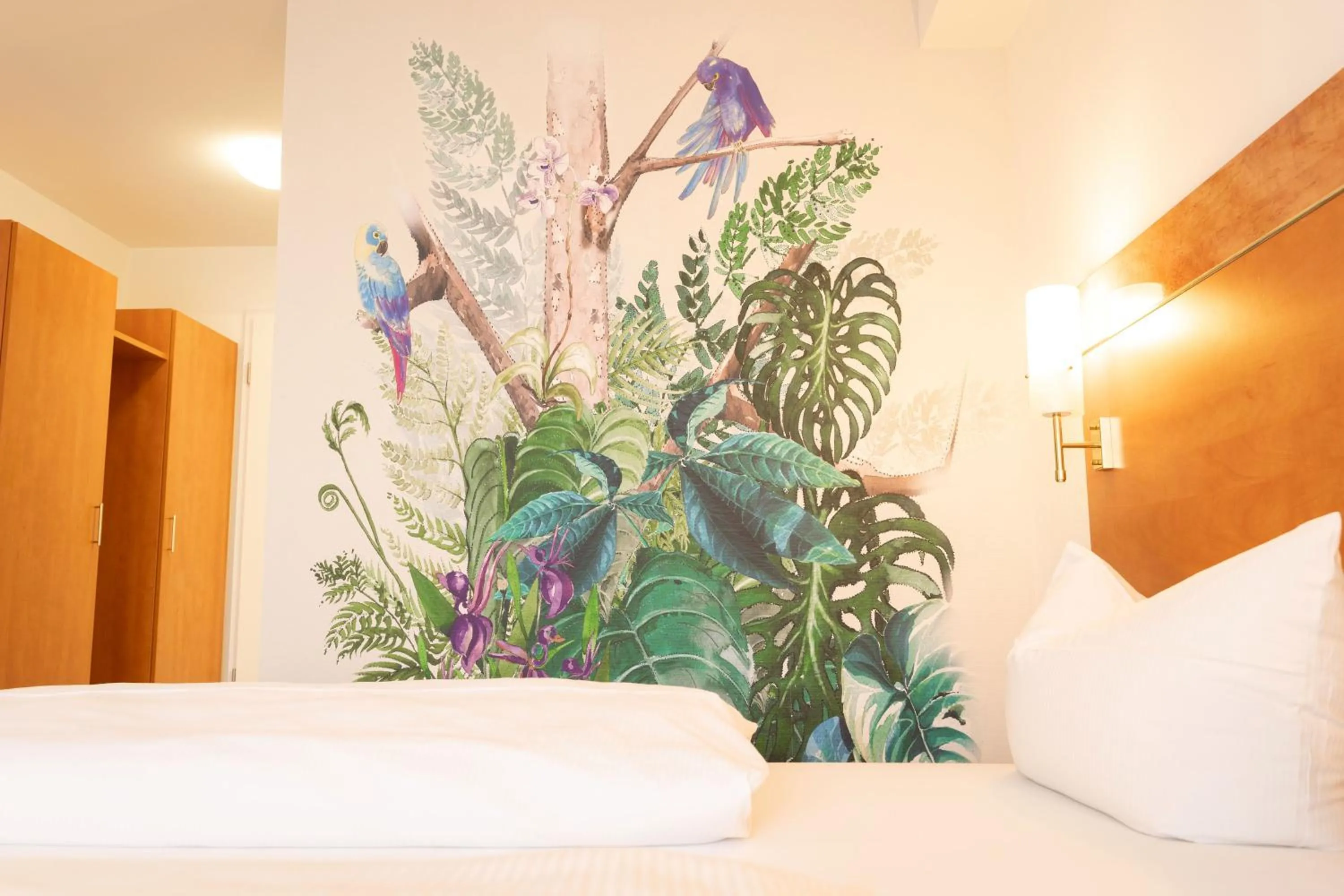 Bed in Hotel Rosmarin
