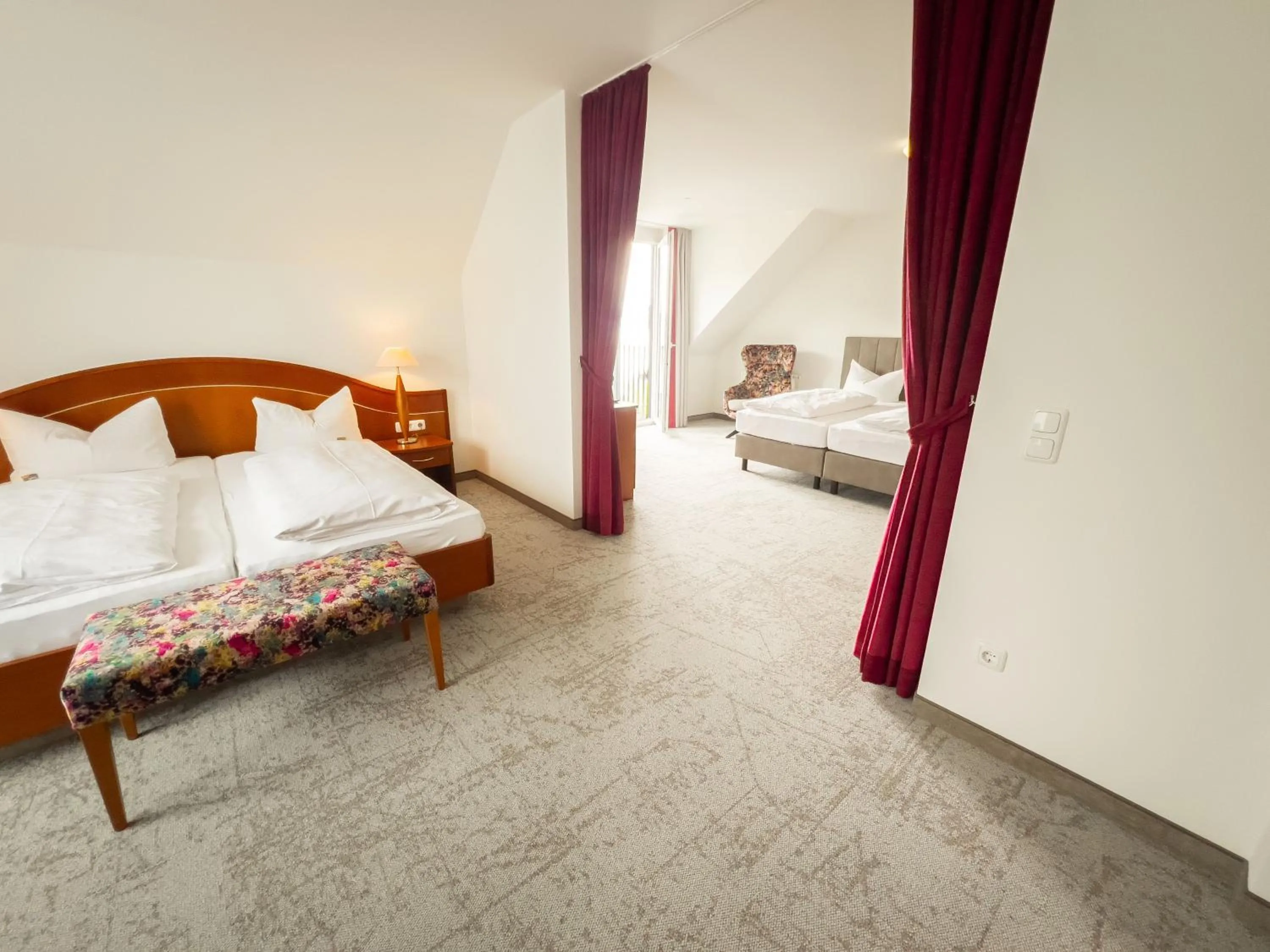 Bed in Hotel Rosmarin