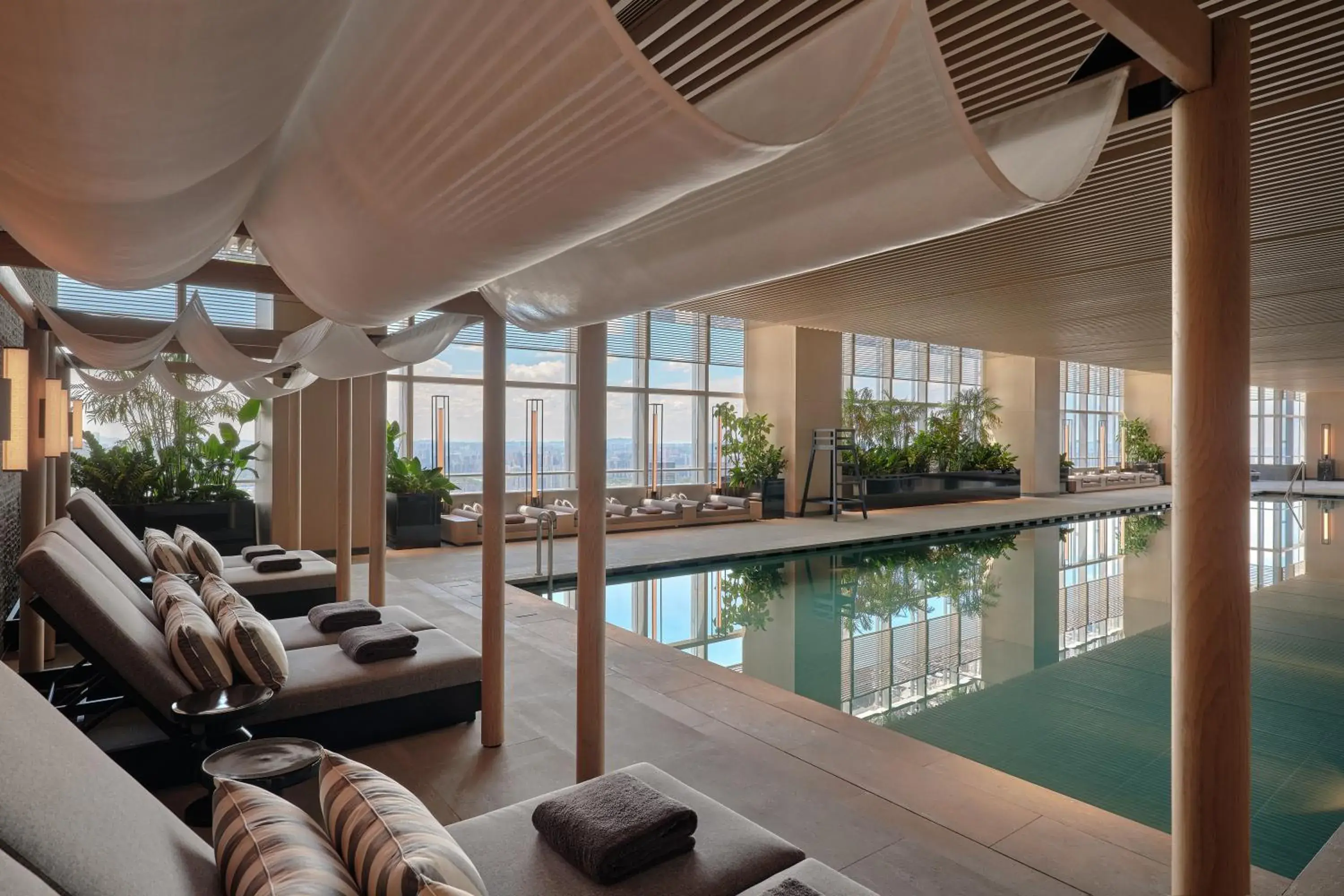 Swimming pool in Park Hyatt Changsha Swimming pool in Park Hyatt Changsha