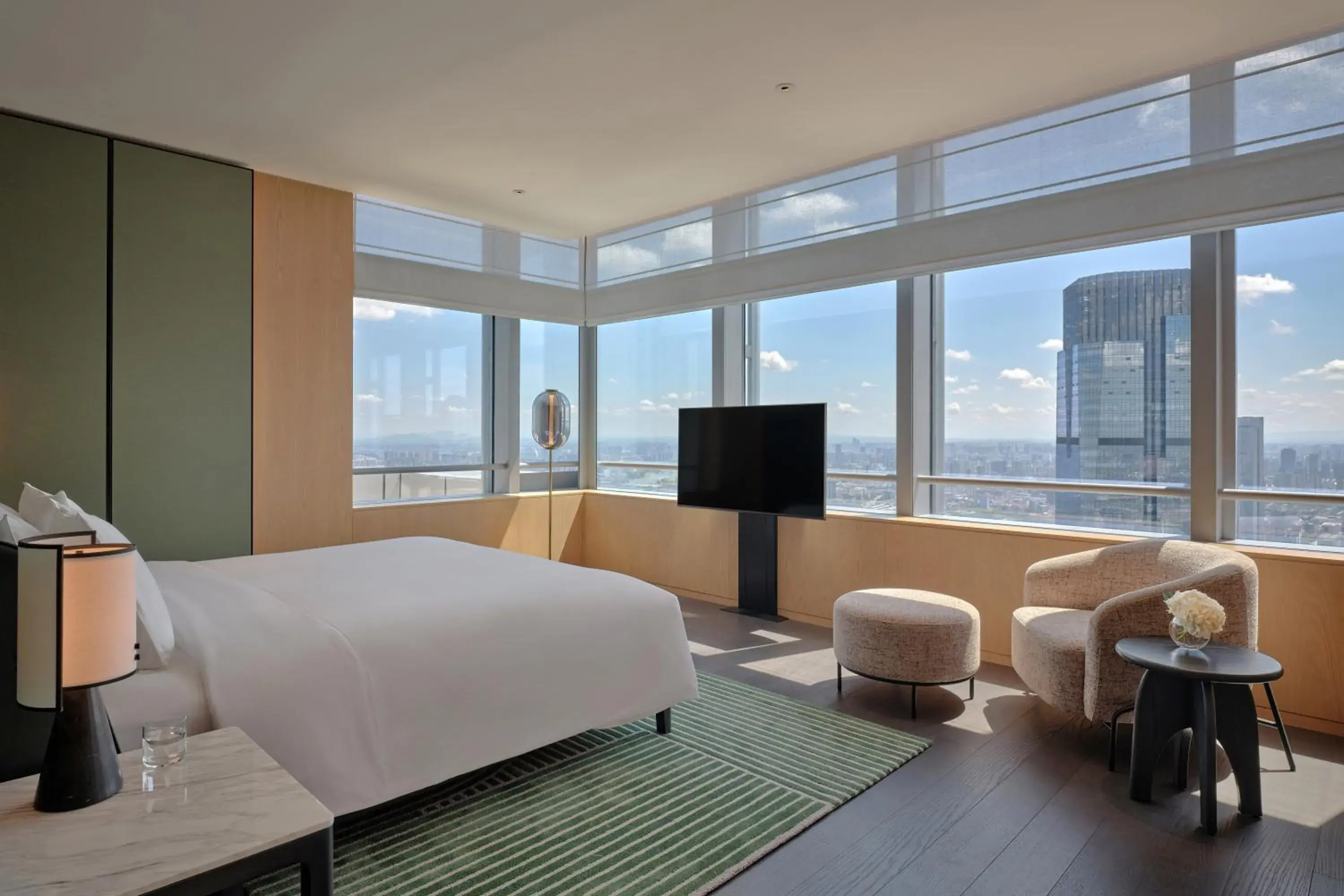 Bed in Park Hyatt Changsha Bed in Park Hyatt Changsha