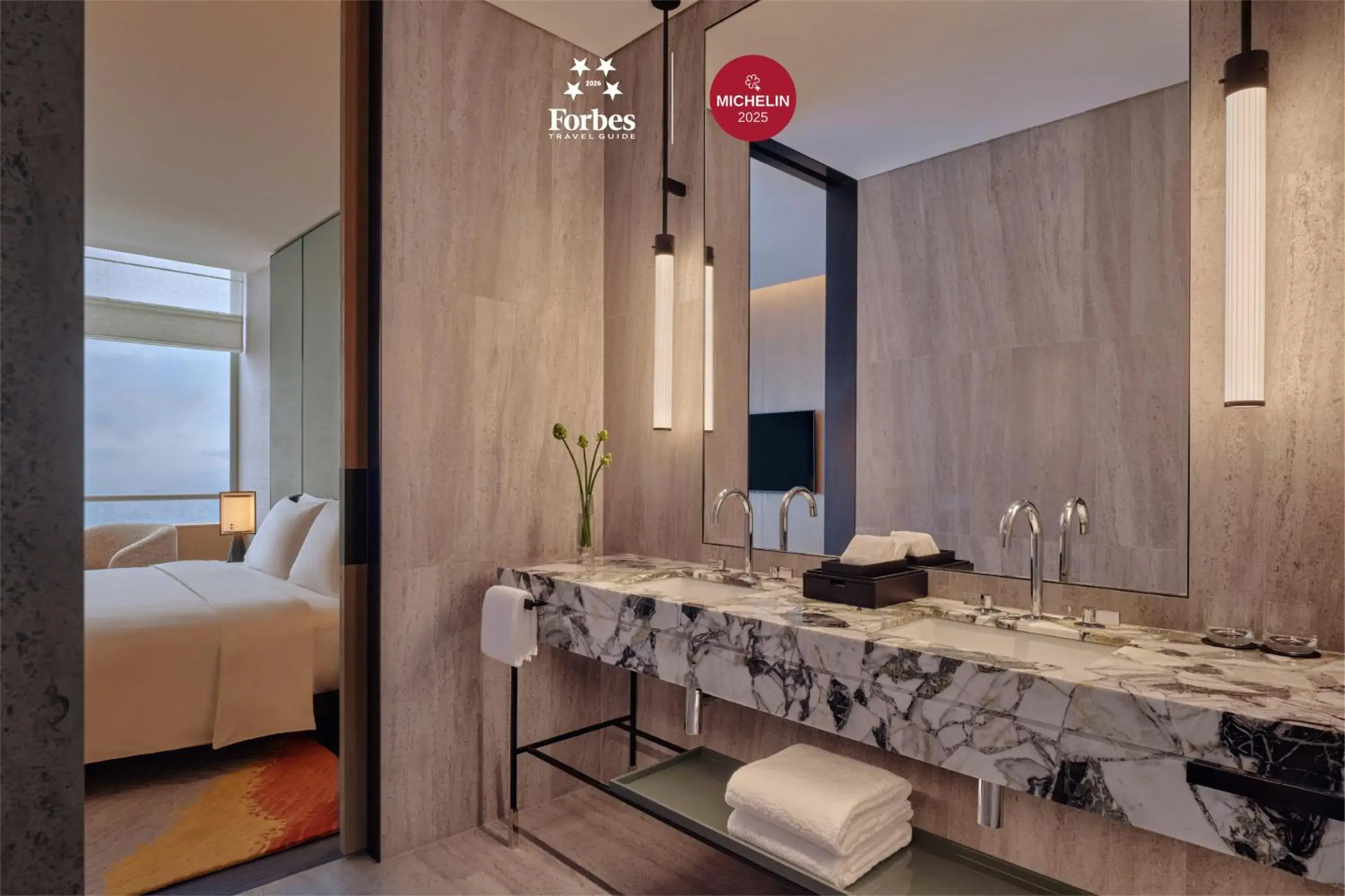 Bathroom, Bed in Park Hyatt Changsha Bathroom, Bed in Park Hyatt Changsha