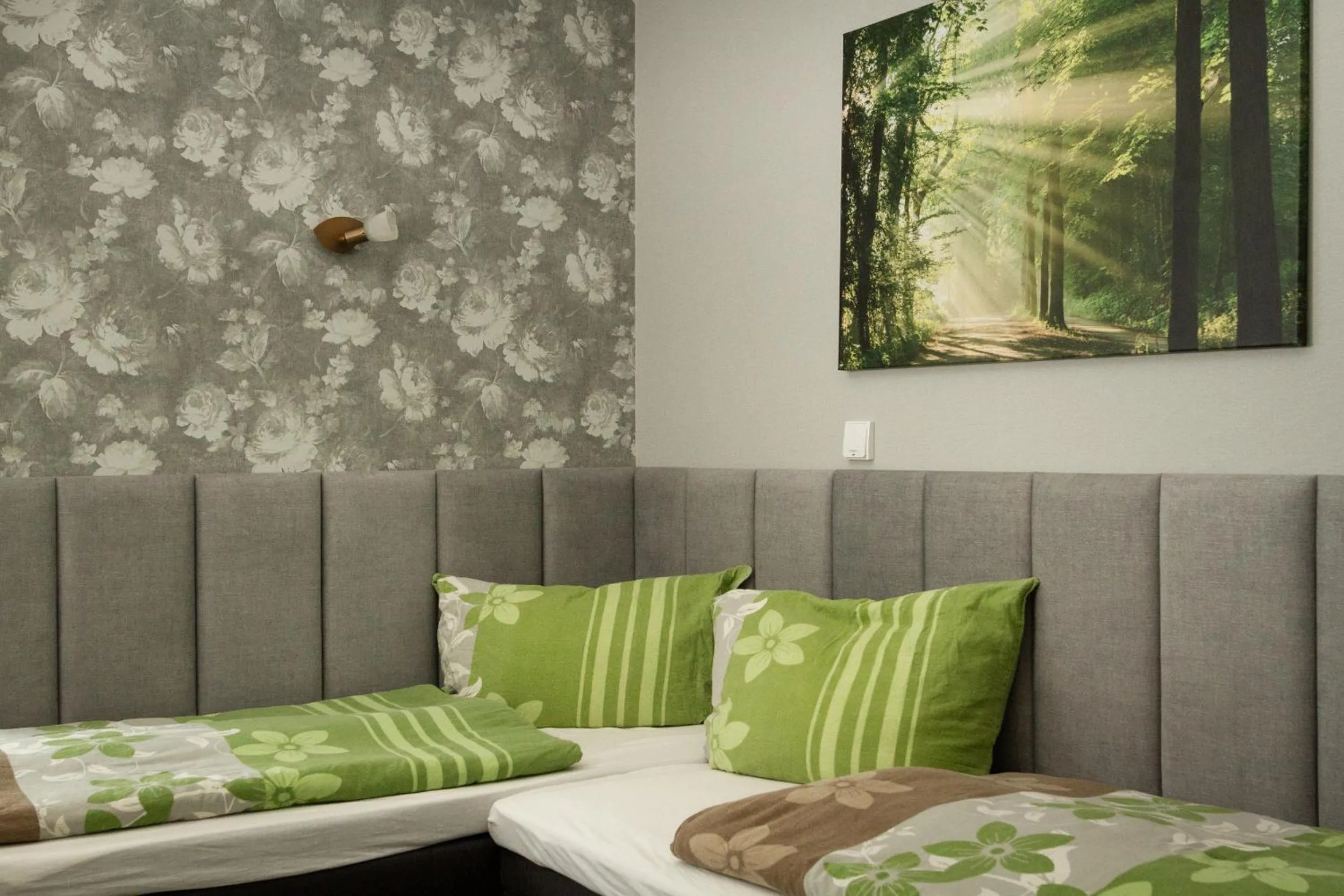 Bed in Ferienwohnung Prinke