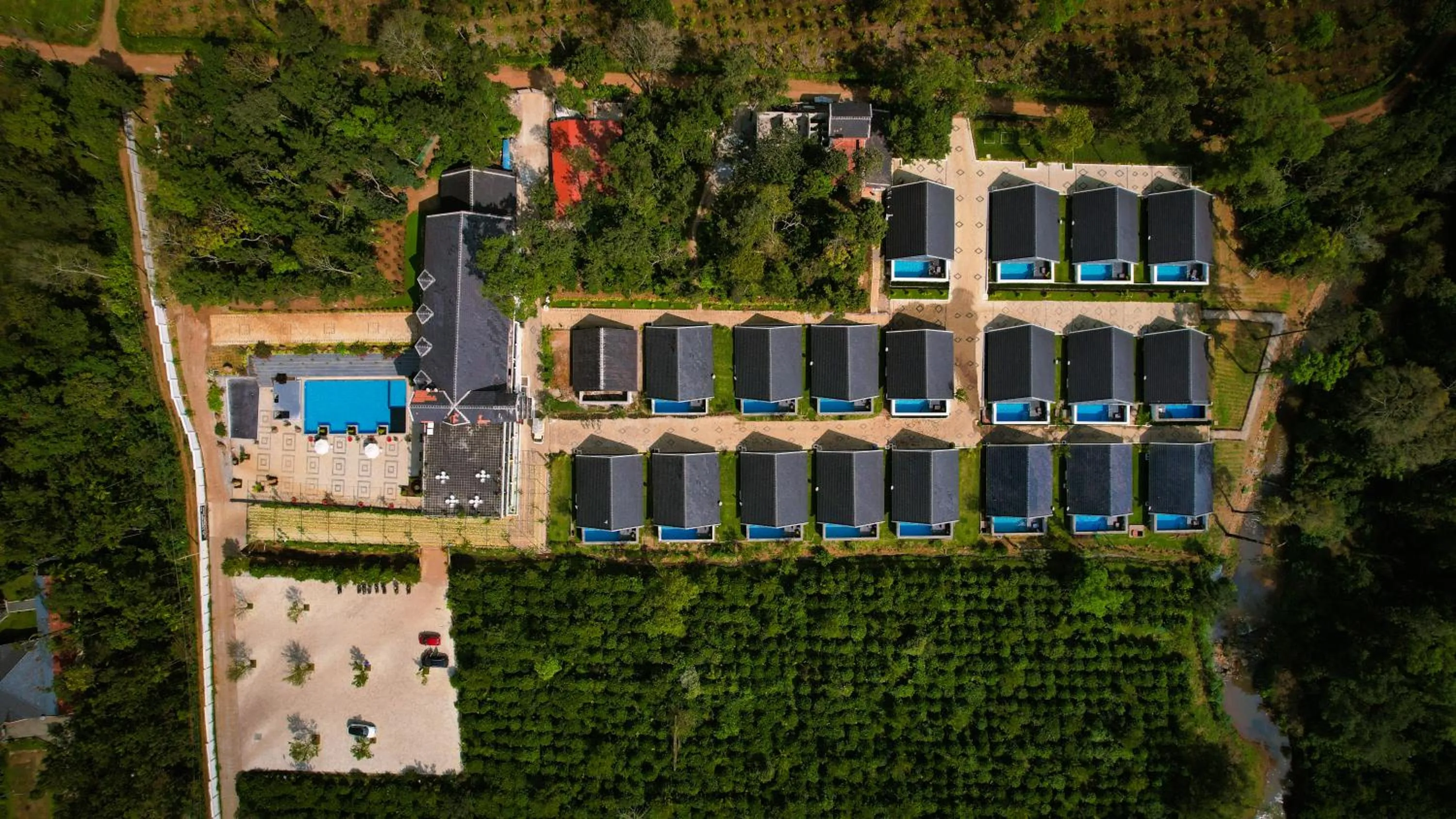 Bird's eye view in The Grand Retreat - Chikmagalur