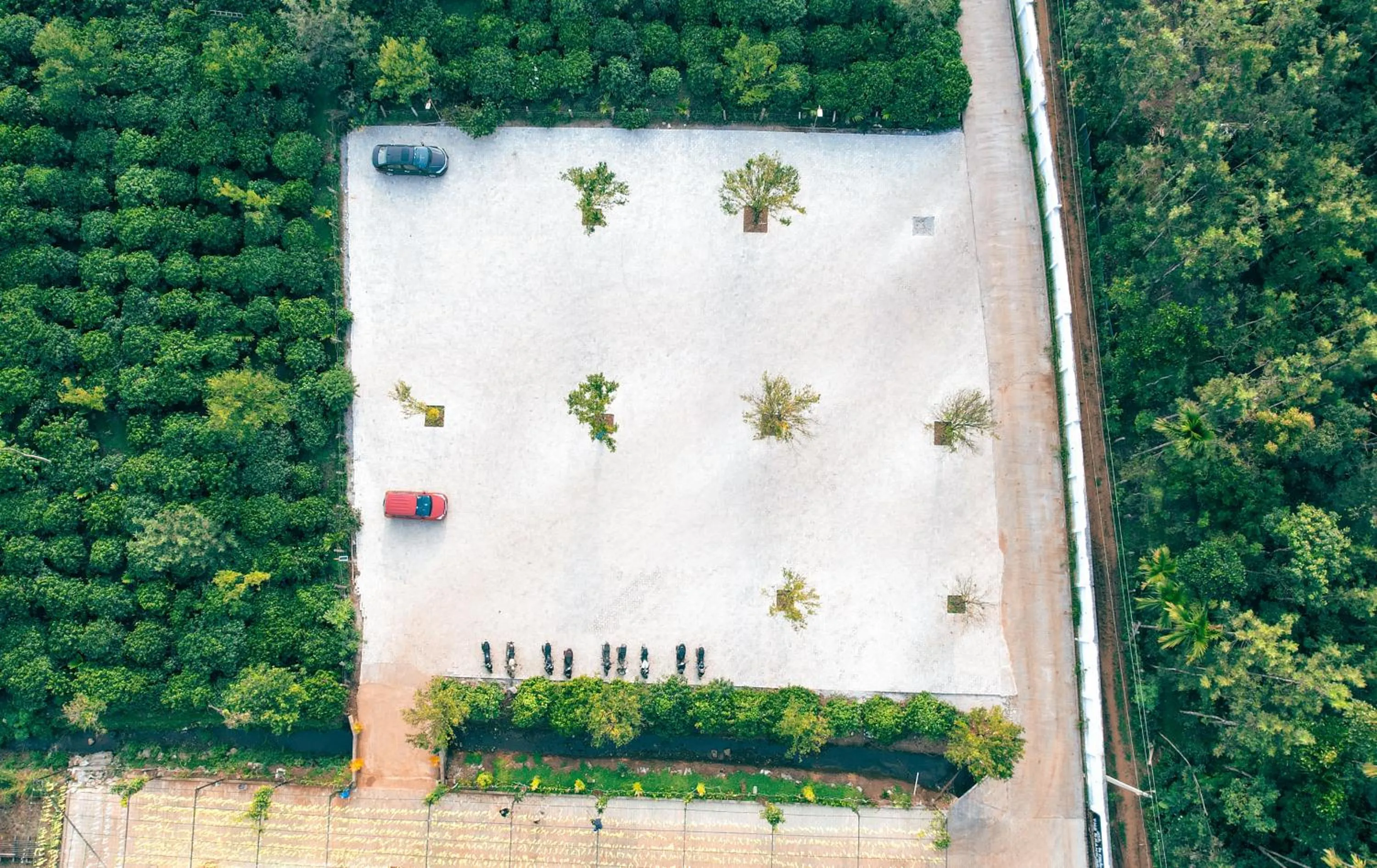 Parking in The Grand Retreat - Chikmagalur