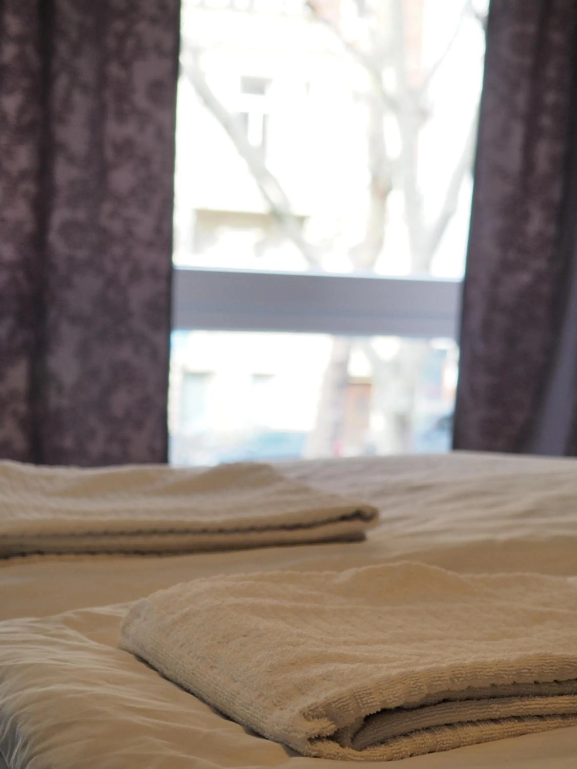 Bed in Hotel Garni Emir