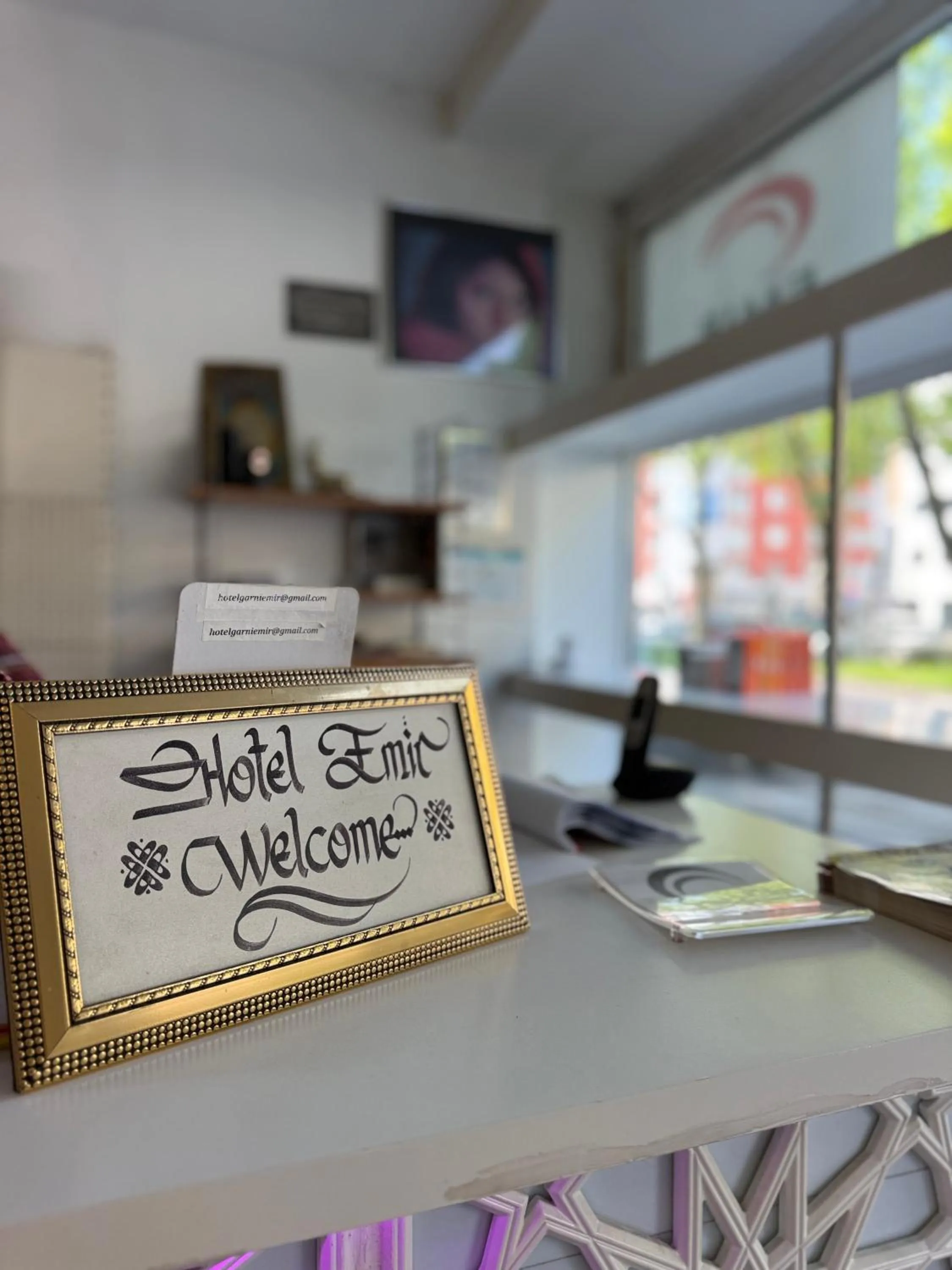 Lobby or reception in Hotel Garni Emir