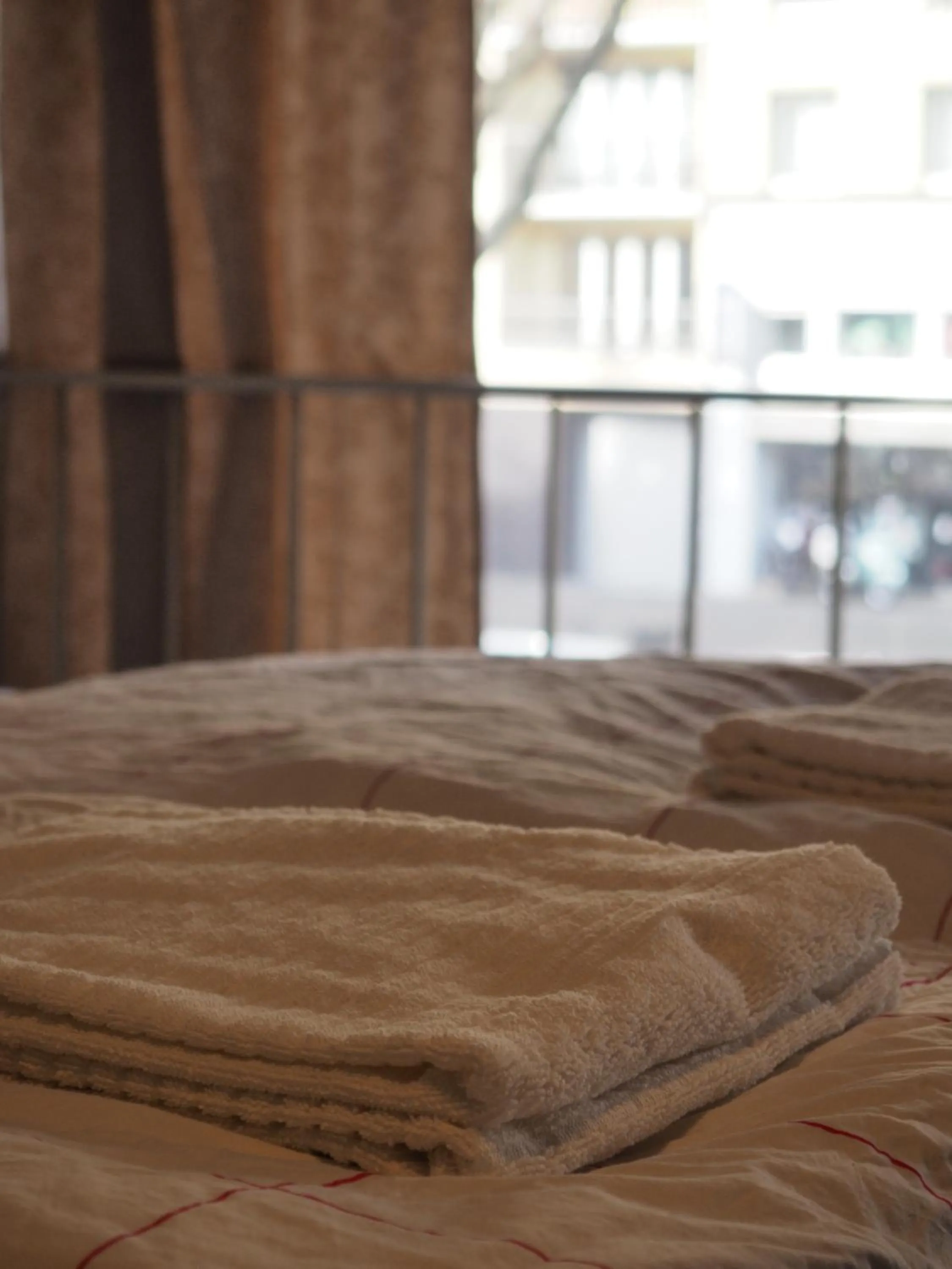 Bed in Hotel Garni Emir