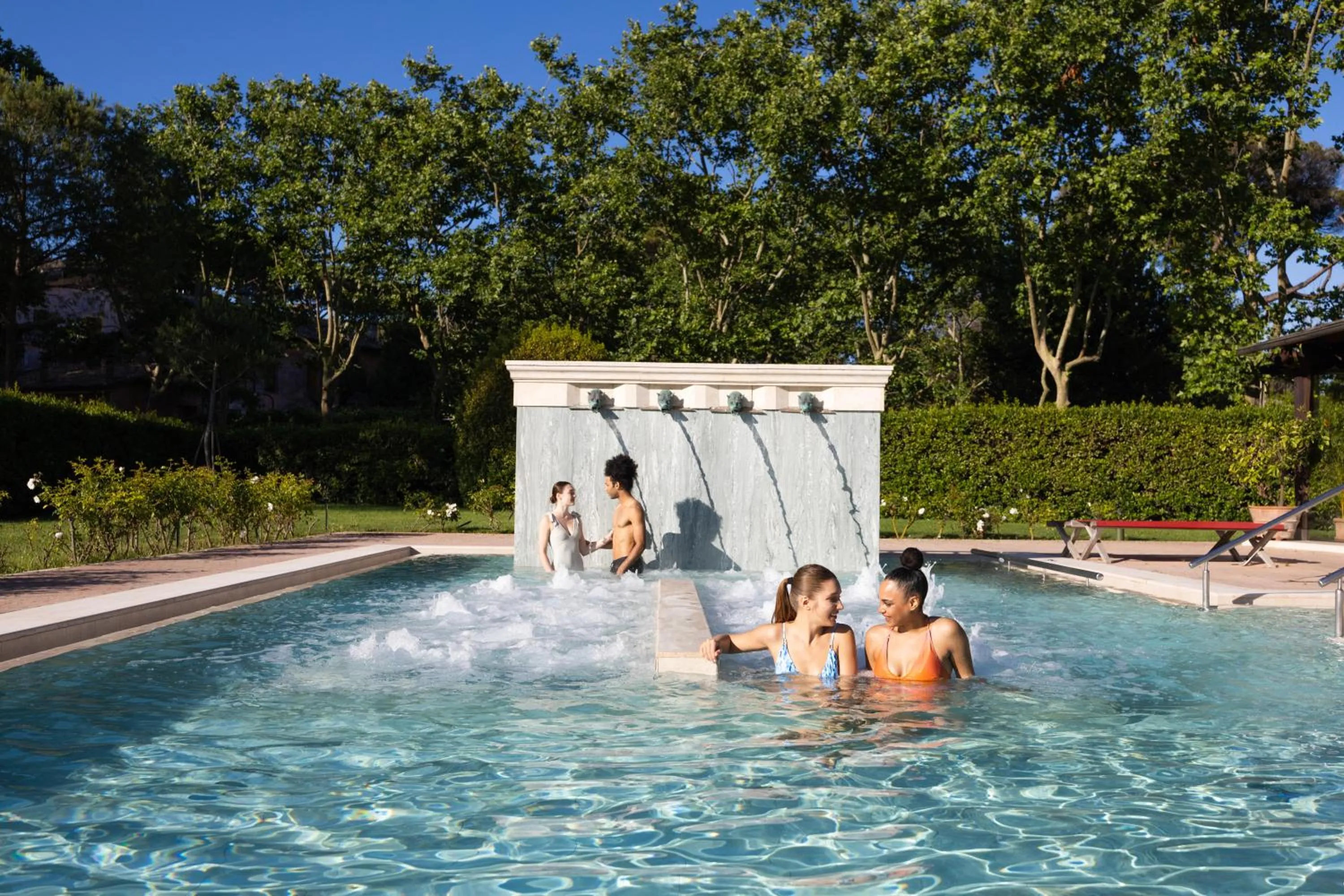 Swimming pool in QC Grand Hotel Roma