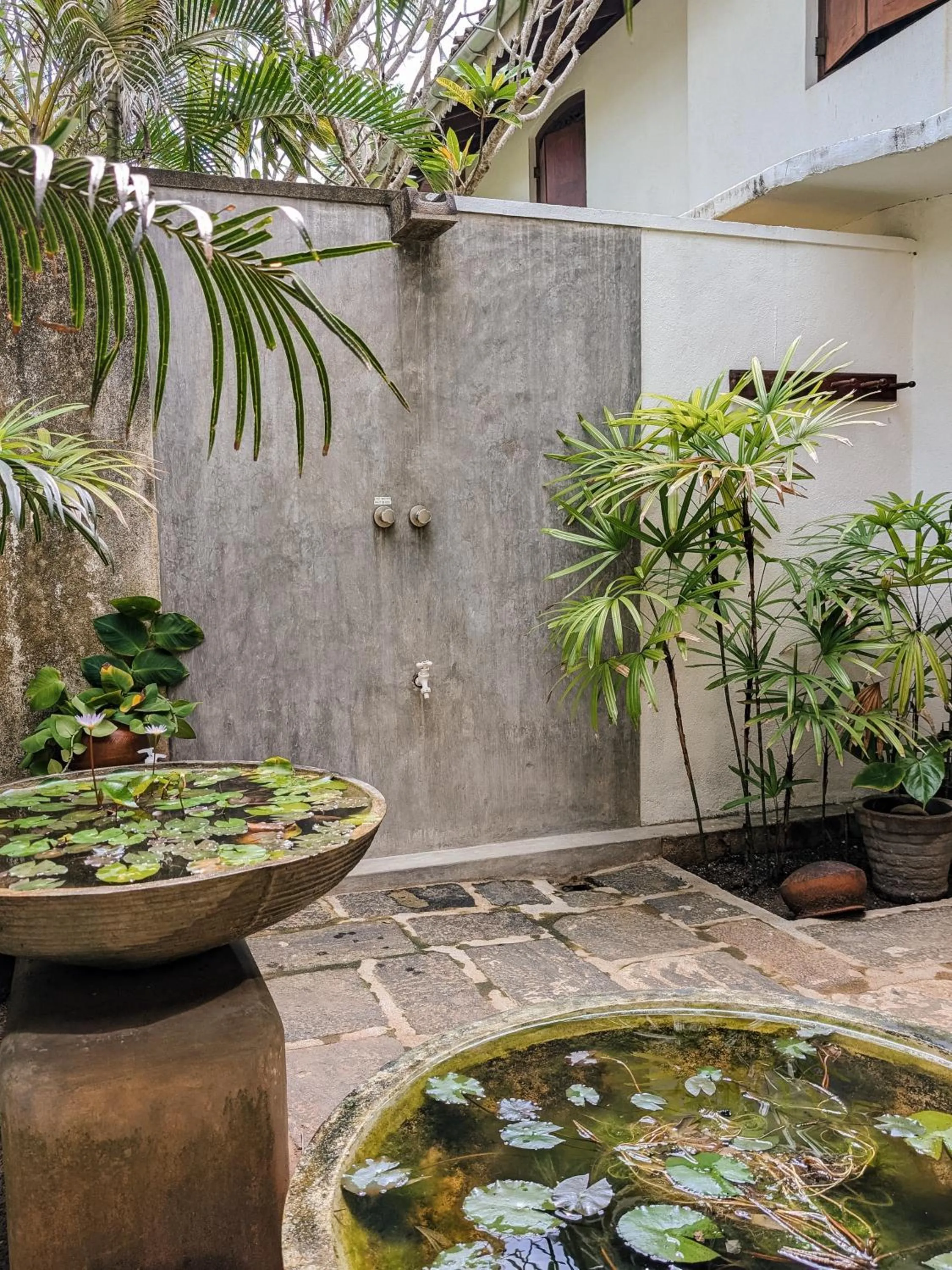 Shower in Galawatta Beach Resort