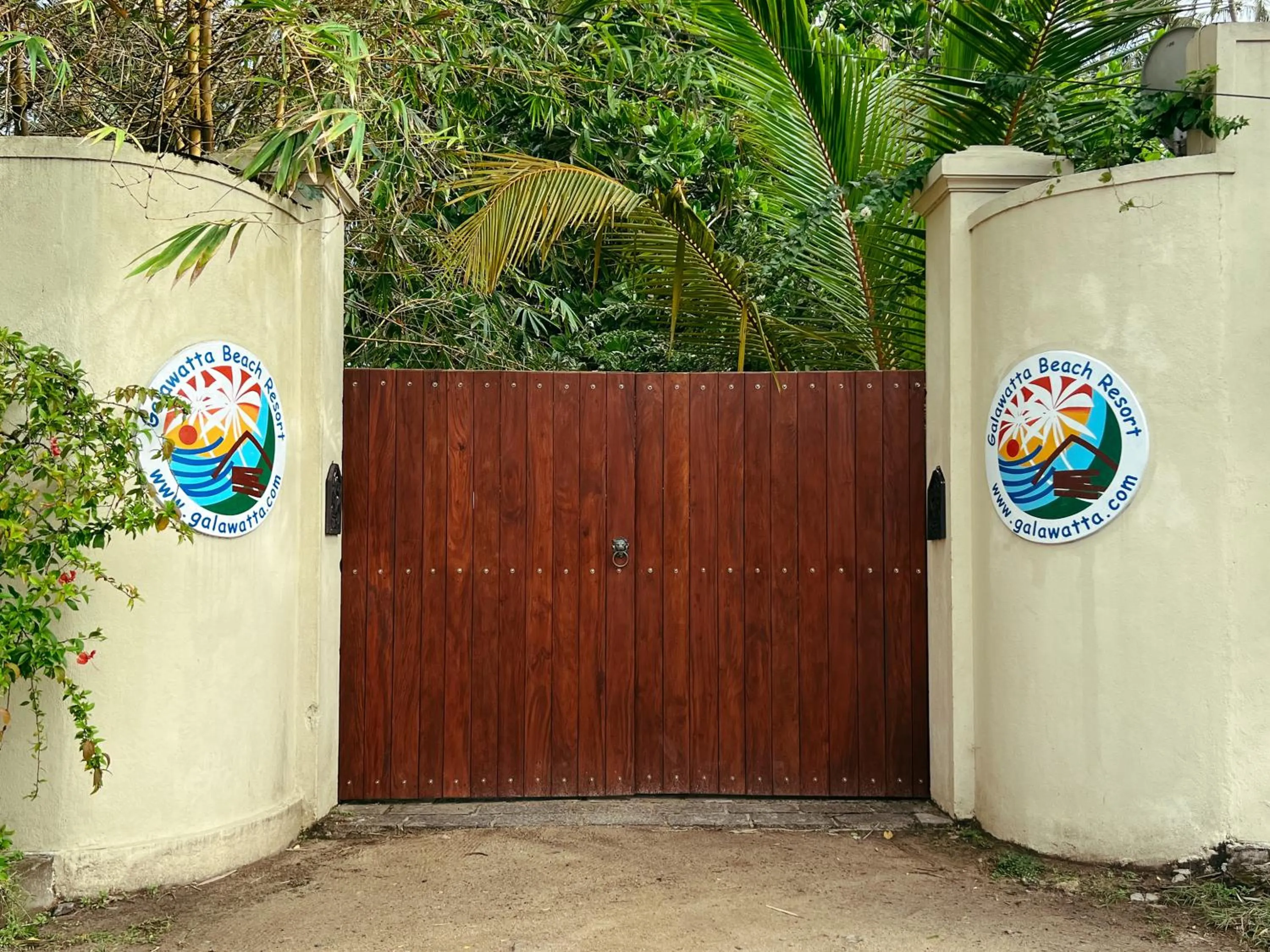 Facade/entrance in Galawatta Beach Resort