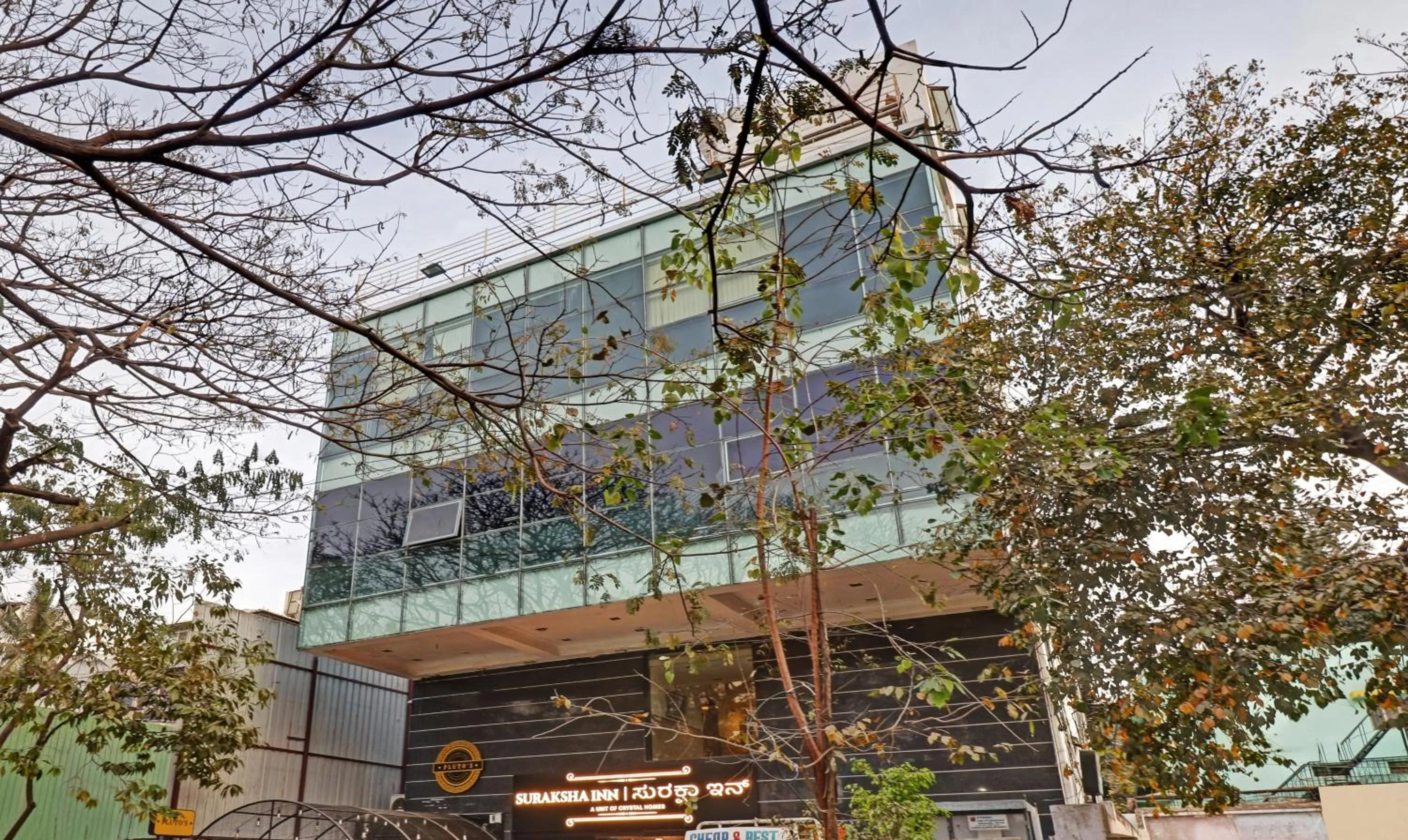 Property building in Treebo Suraksha Inn