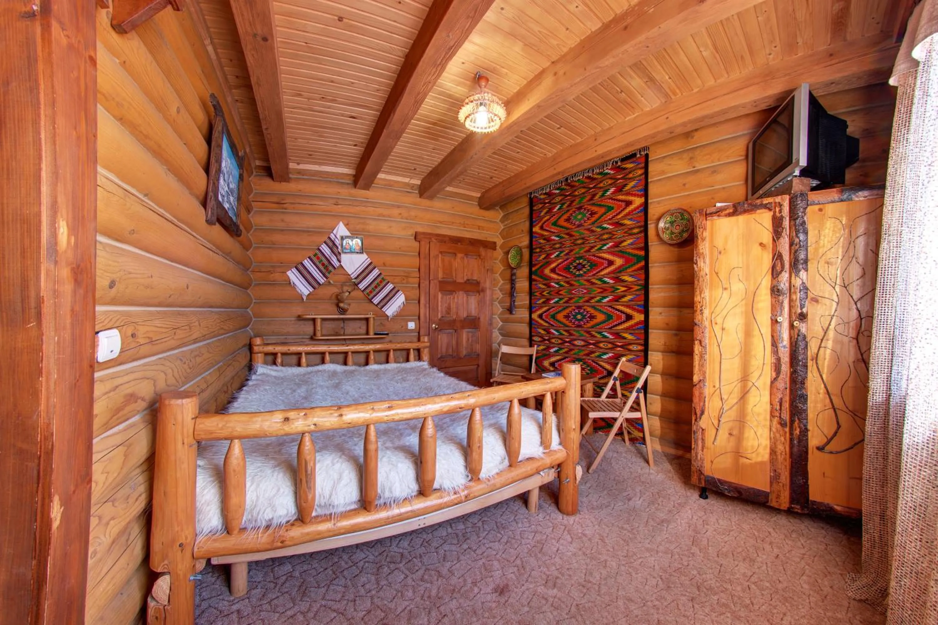 Bedroom in Hotel Gutsulia